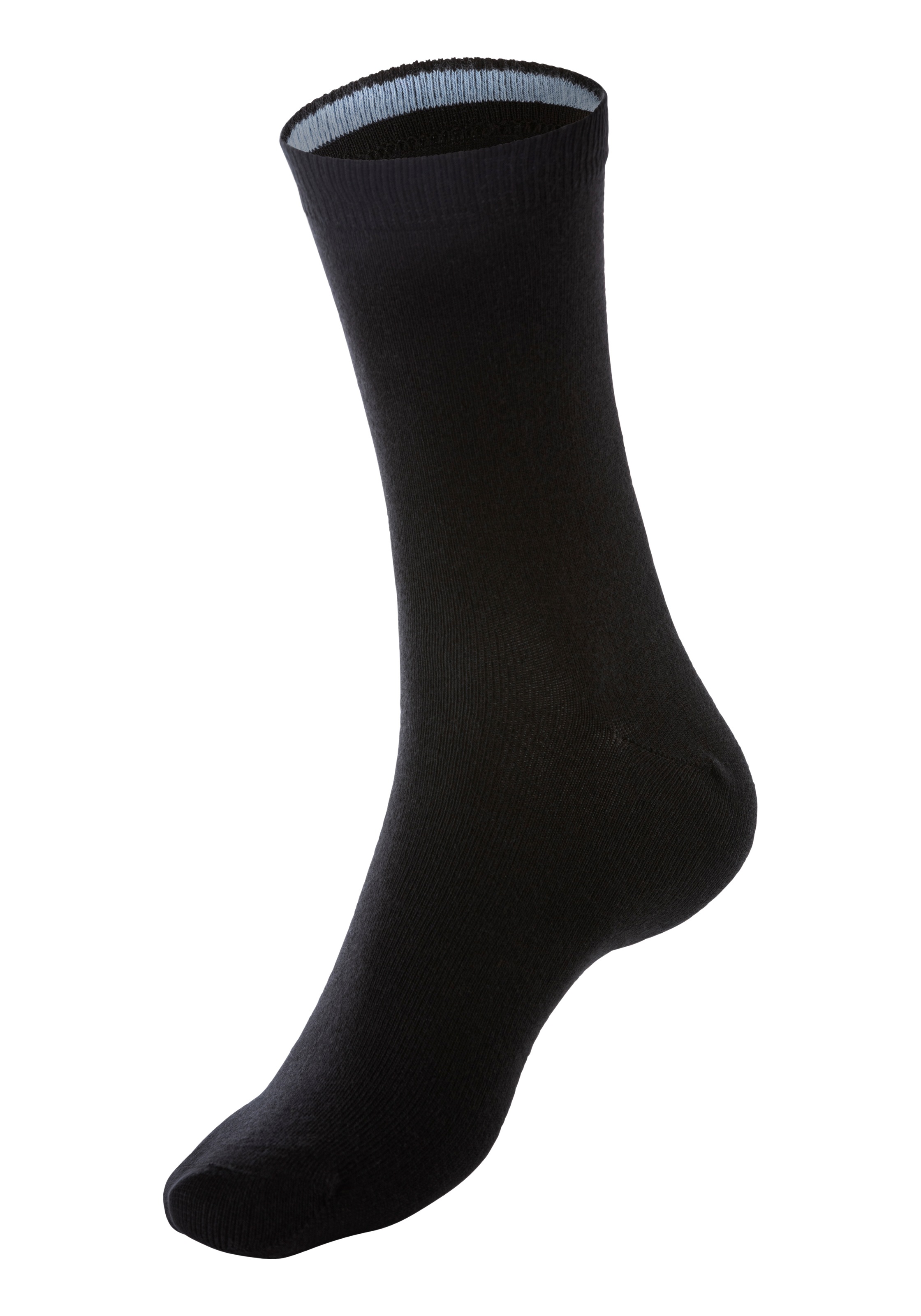 Bench. Socken, (Dose, 4 Paar), mit farbigen Innenbündchen, sortiert in edler Geschenkdose
