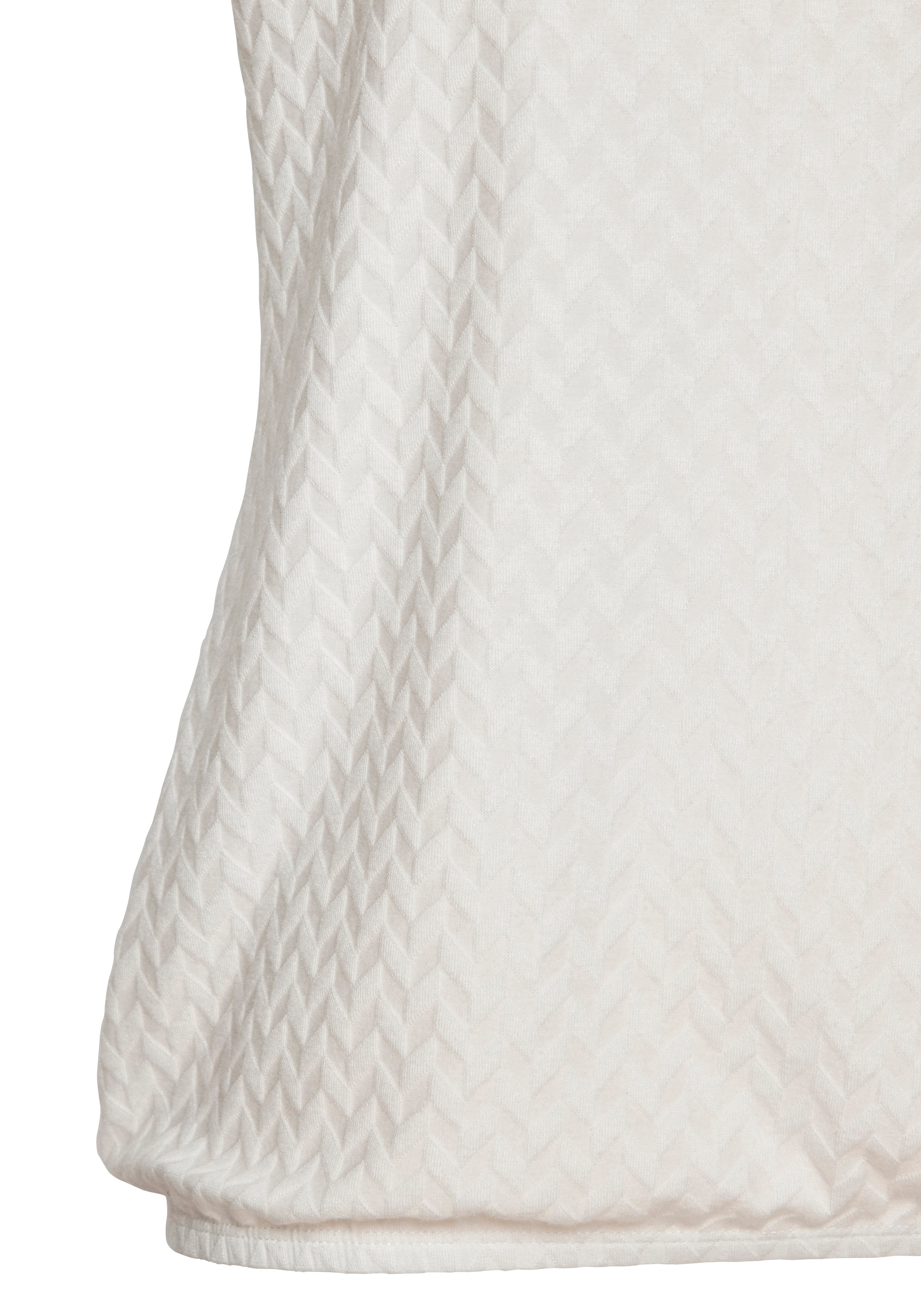 Vivance Kurzarmshirt »mit modischem Jacquard-Muster« aus hochwertiger Qualität mit Viskose