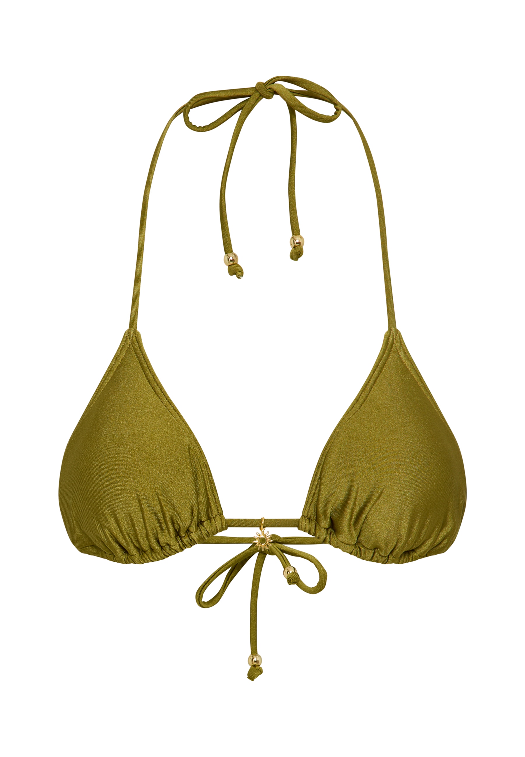 LSCN by LASCANA Triangel-Bikini-Top »Sunny« in trendiger Glanzware