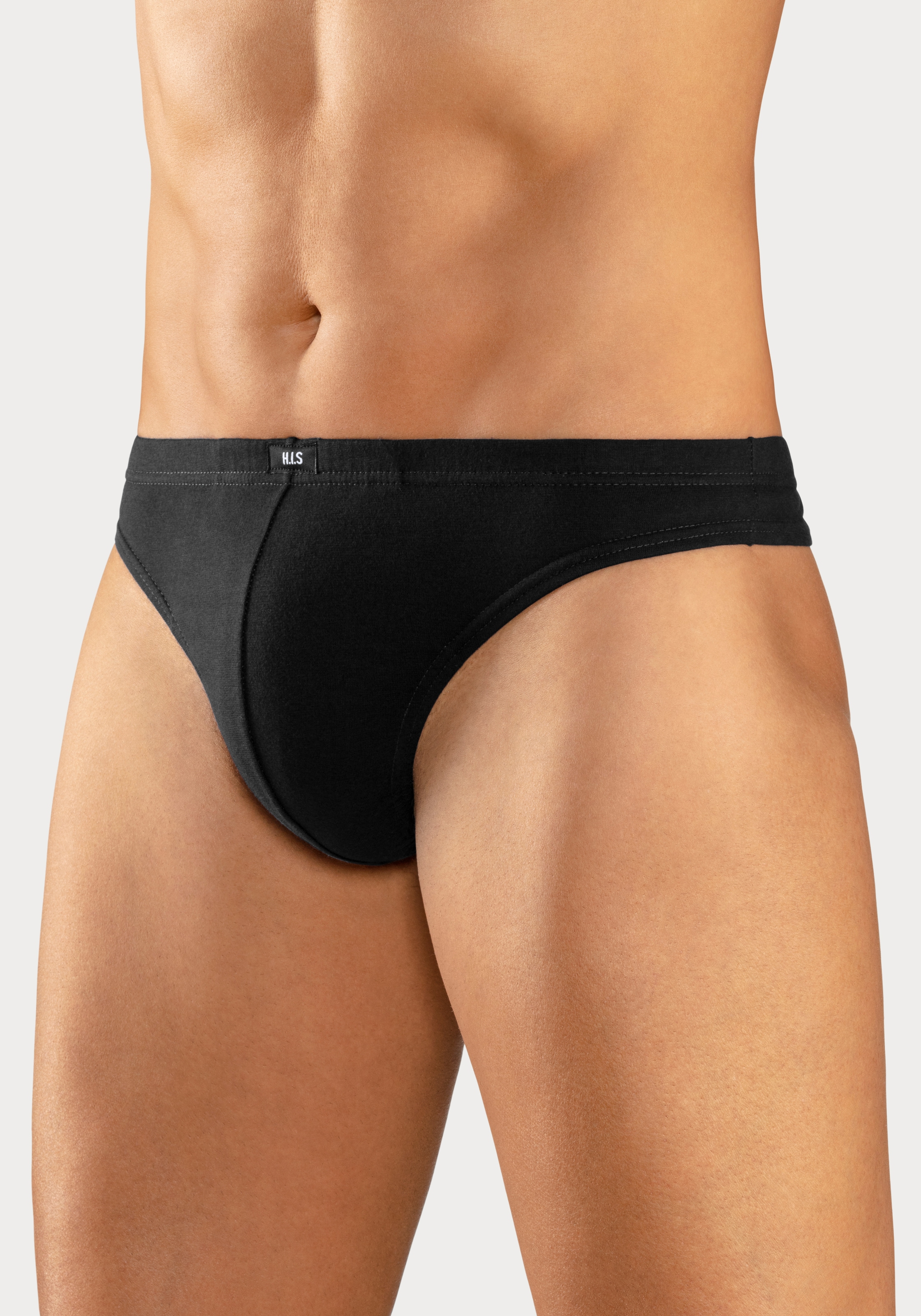 H.I.S String, (Packung, 3 St.), aus weichem Baumwoll-Stretch
