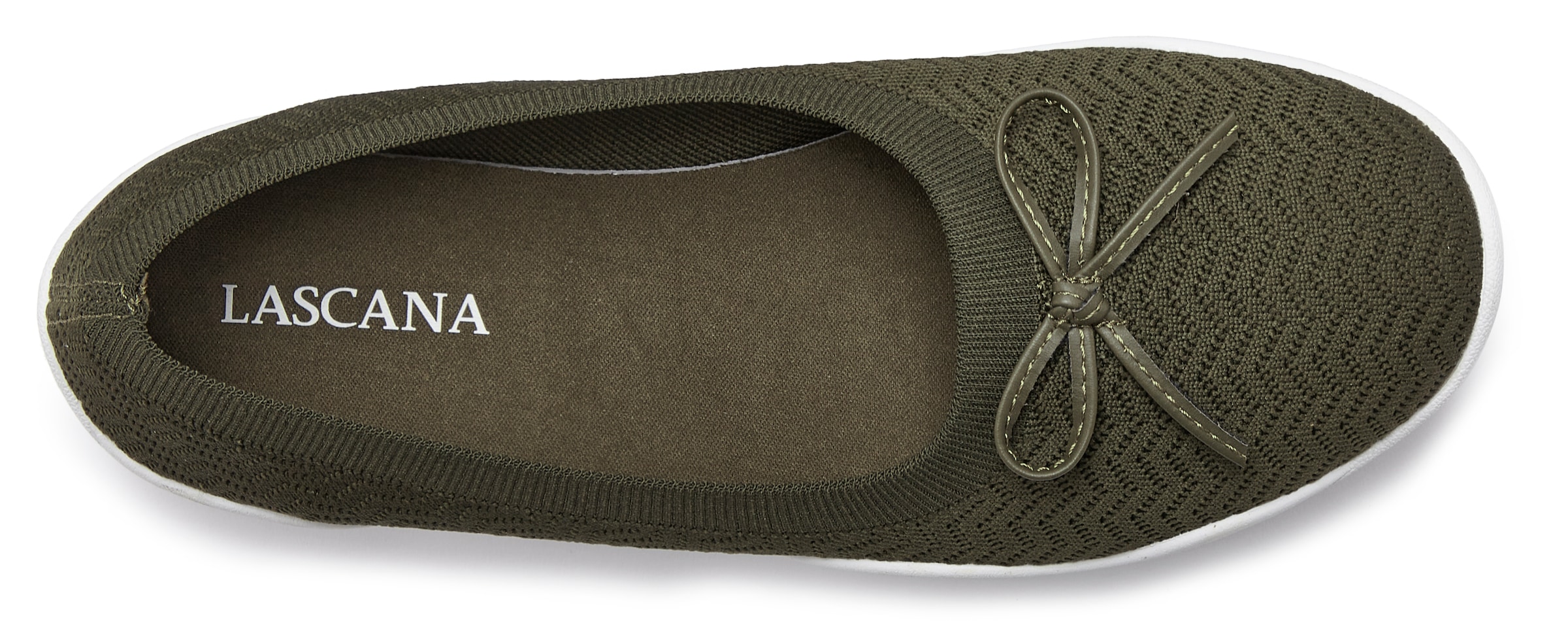 LASCANA Sneaker Ballerinas, Slipper, Halbschuh, Slip-On-Sneaker ultraleicht VEGAN