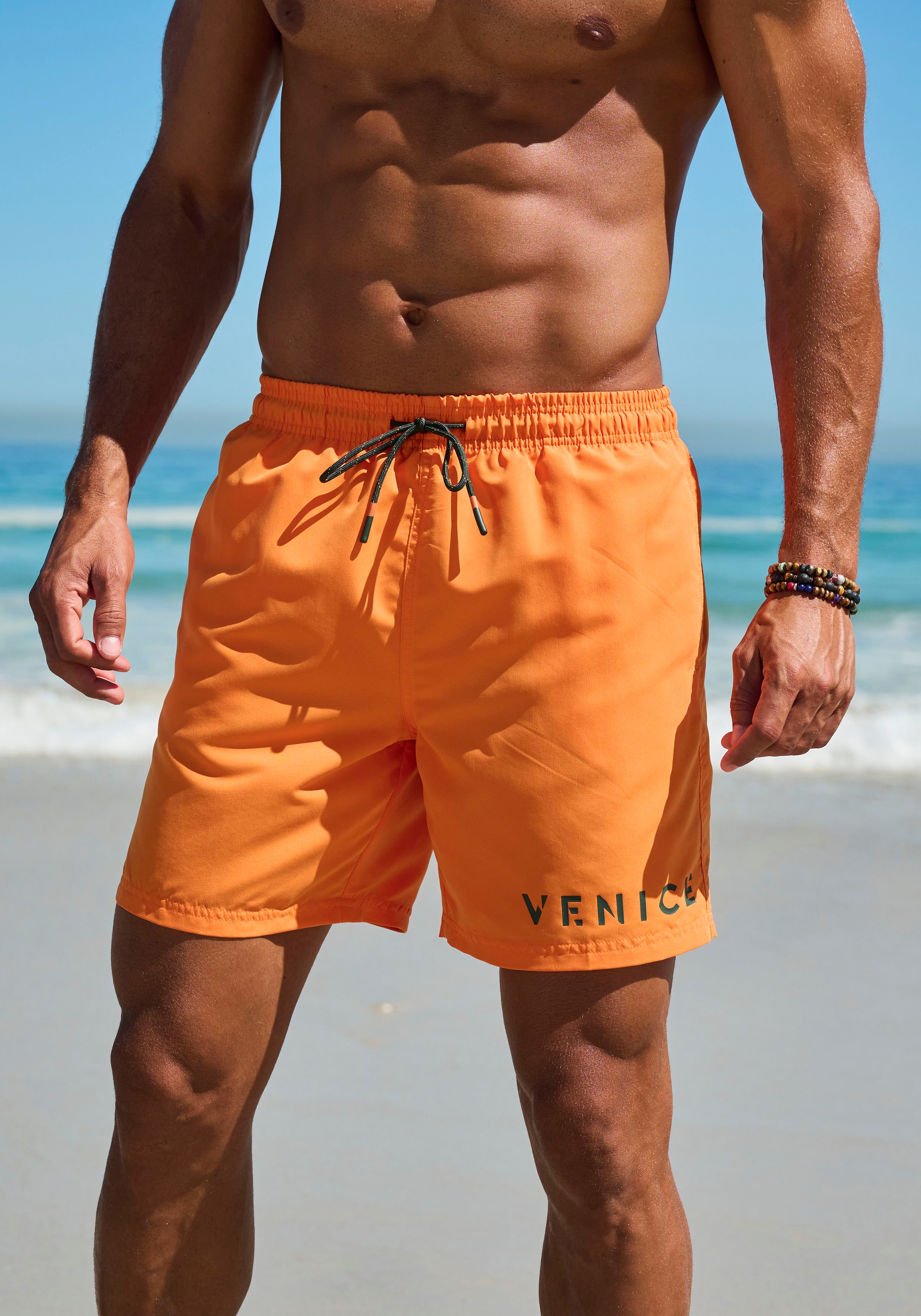 Venice Beach Badeshorts, seitliche Eingrifftasche mit Reißverschluss