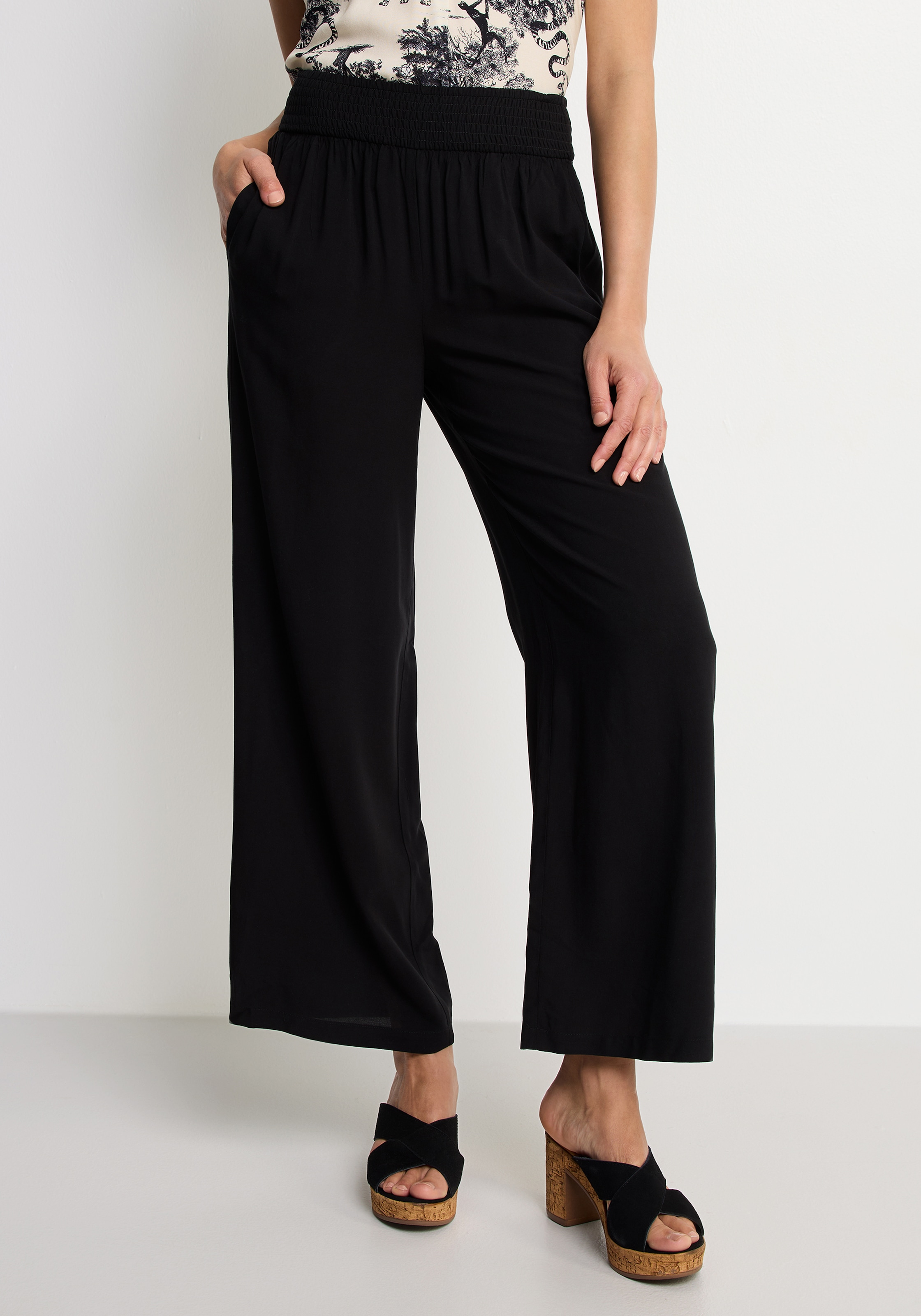LASCANA Palazzohose  aus Webware, Schlupfhose, leichte Sommerhose