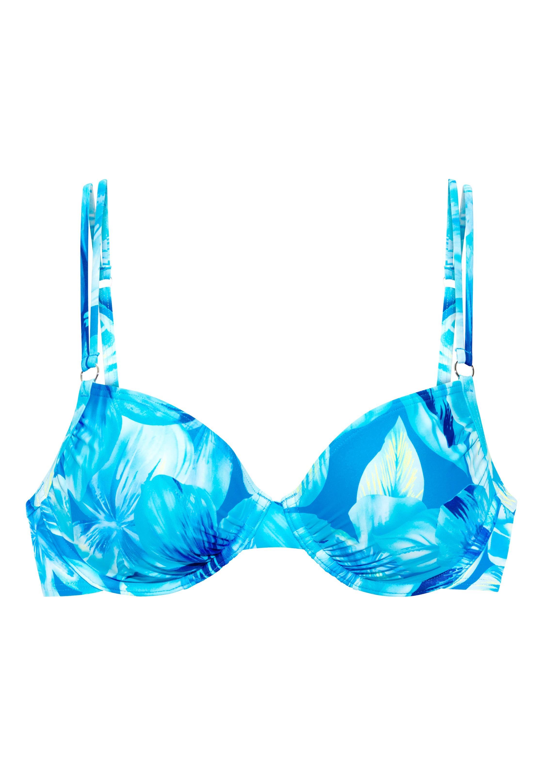 s.Oliver Bügel-Bikini-Top »Jayce« mit goldfarbigen Zierringen