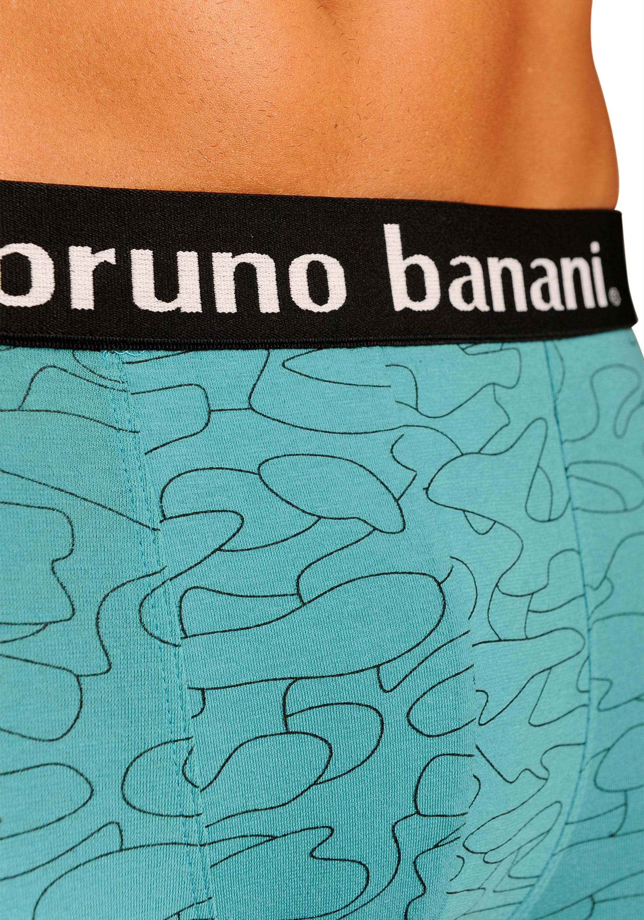 Bruno Banani Boxer »Boxershorts für Herren«, (Packung, 4 St.), mit Kontrast-Webbund