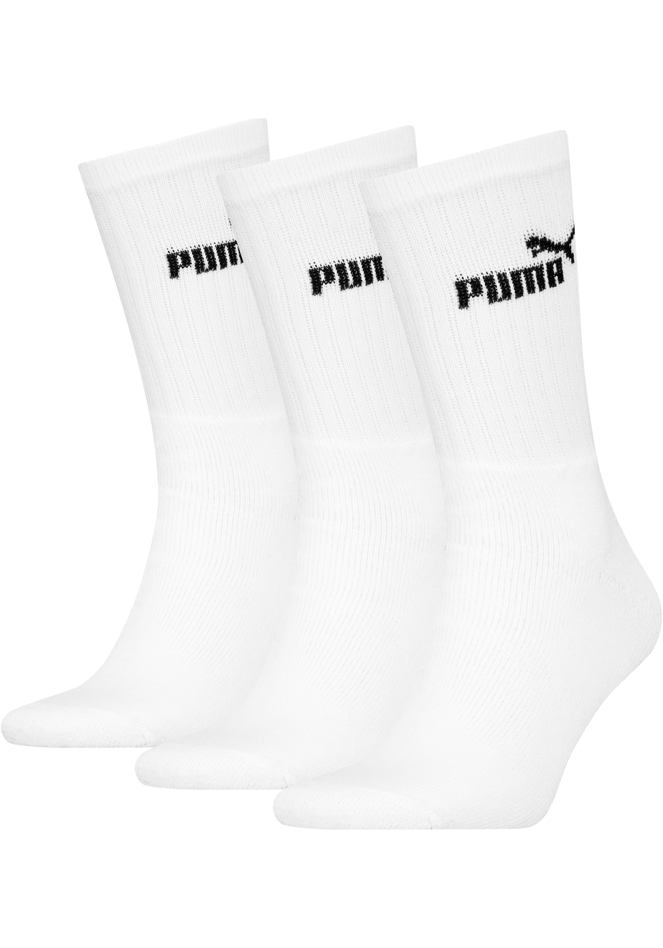 PUMA Freizeitsocken 3 Stk. tlg. Atmungsaktiv, feuchtigkeitsregulierend, Stretchanteil