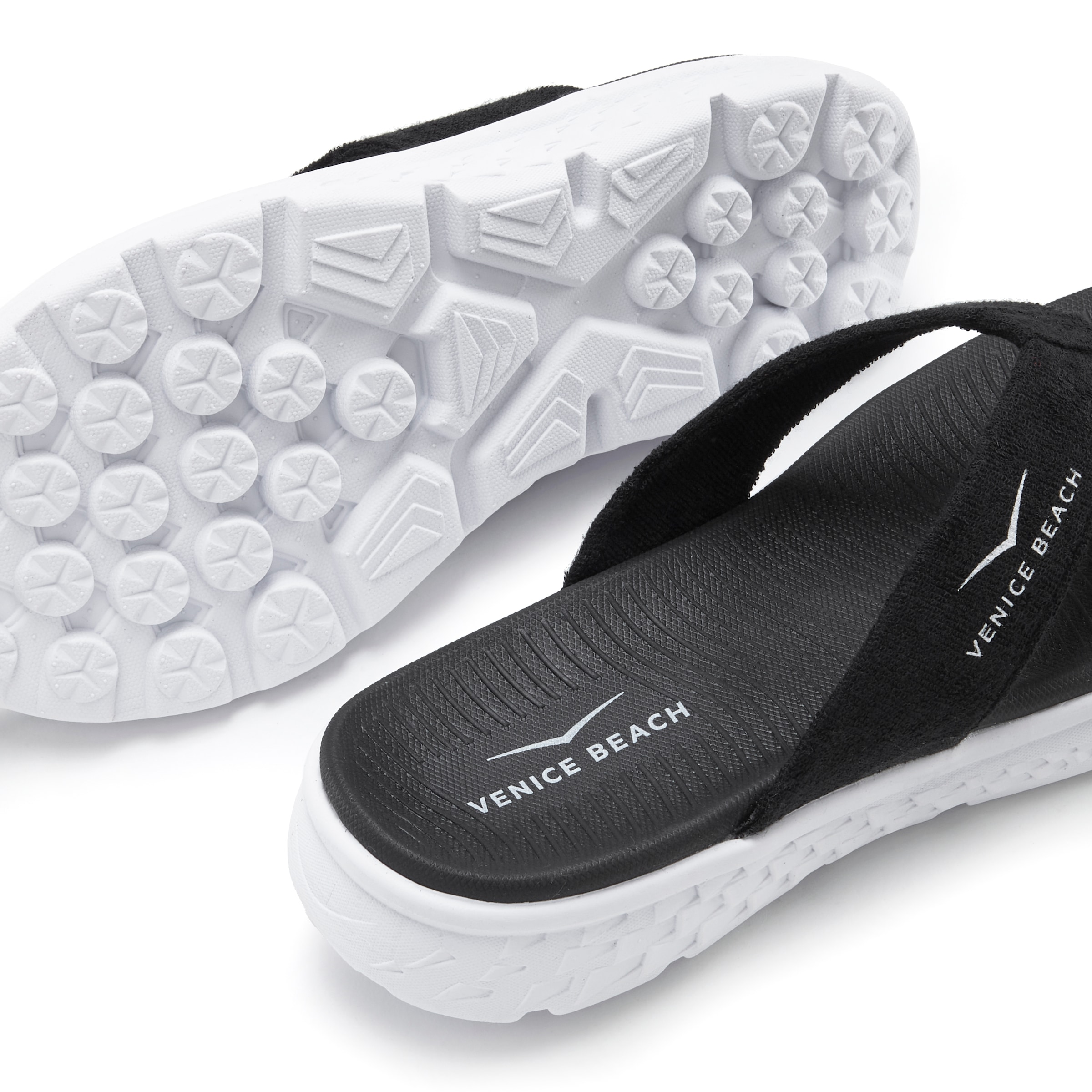 Venice Beach Badezehentrenner, Sandale, Pantolette, Badeschuh ultraleicht im sportiven Look VEGAN