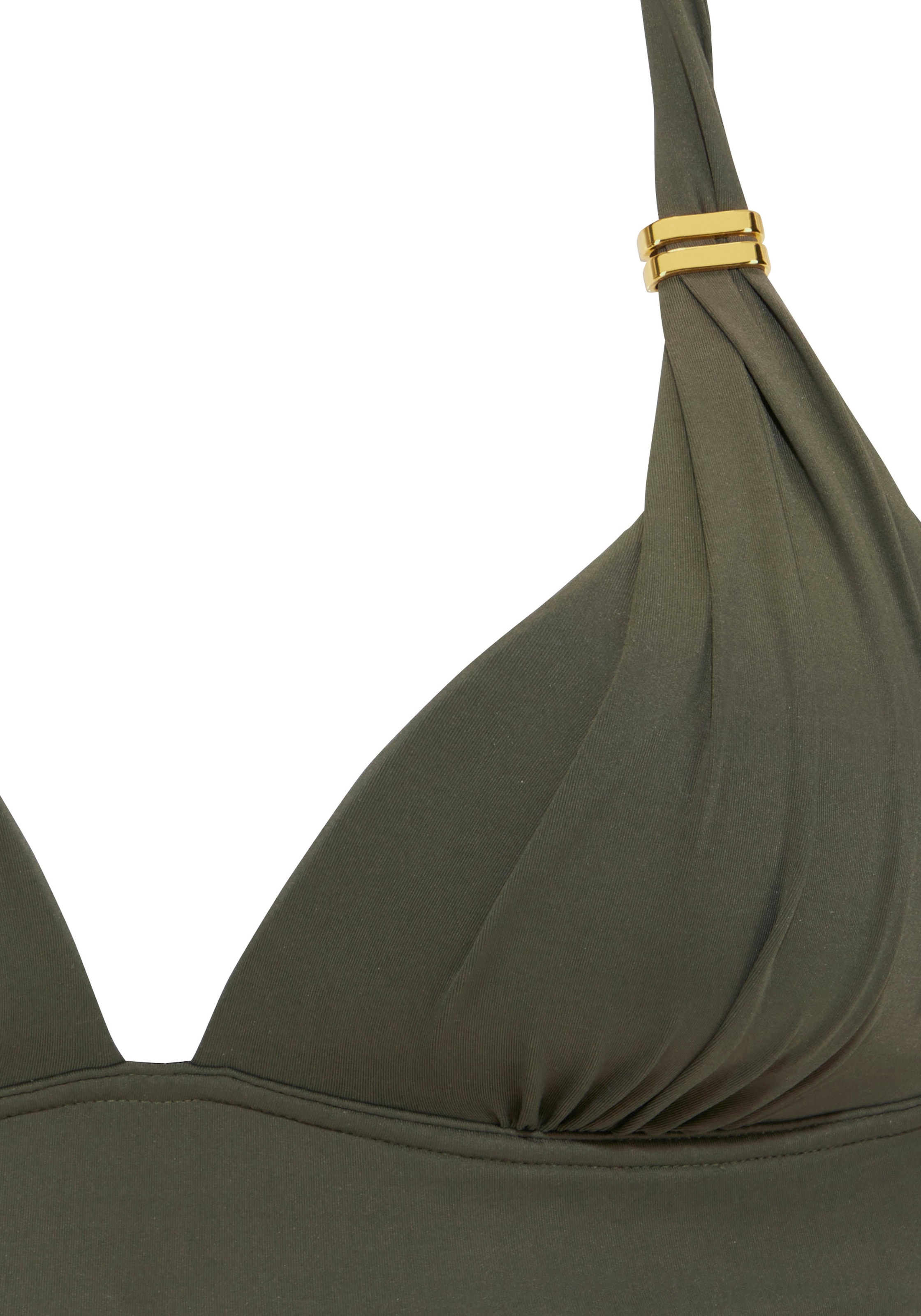 LASCANA Triangel-Bikini »Toni«, mit goldfarbenen Accessoires