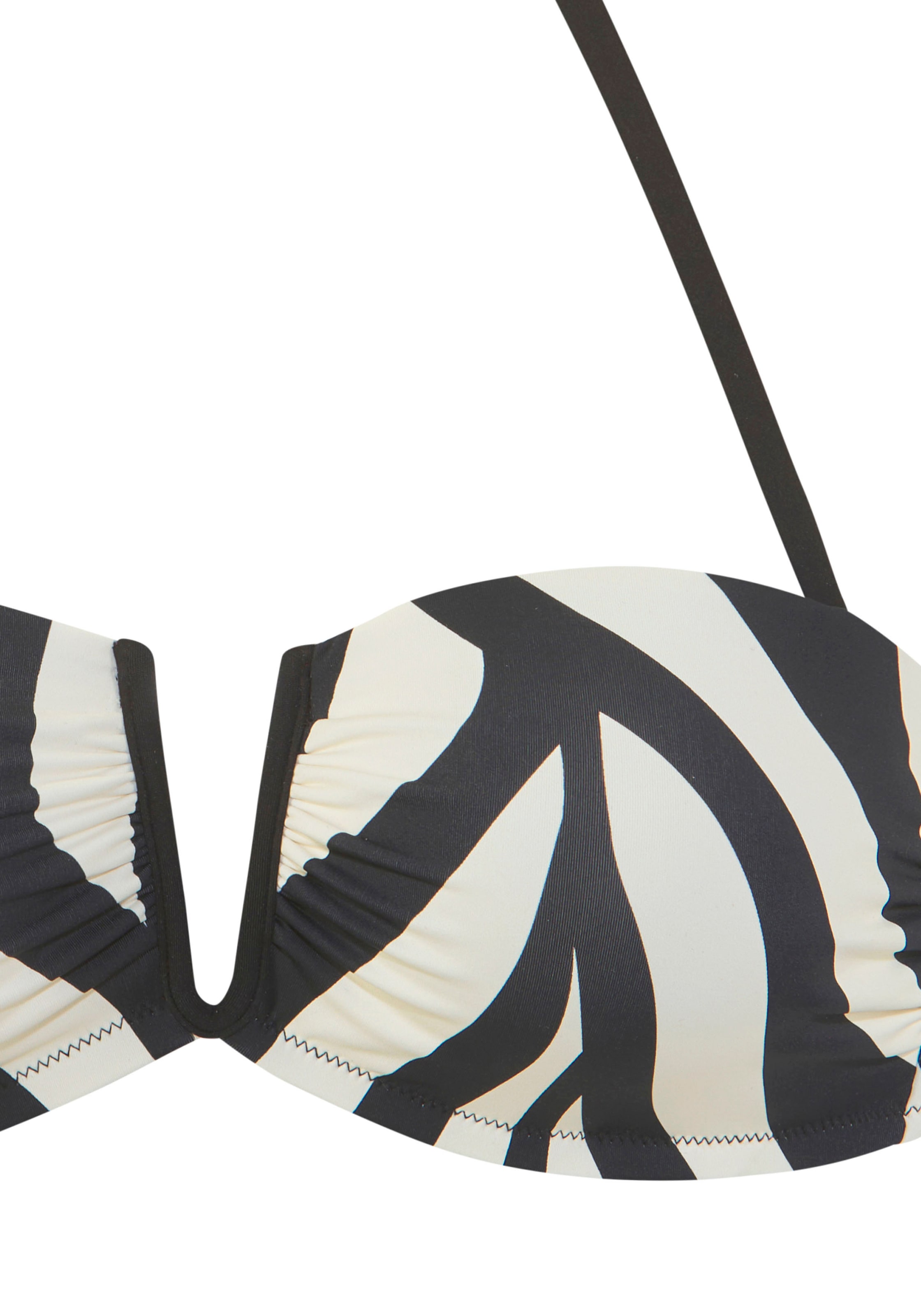 French Connection Bandeau-Bikini »Louise«, V-förmige Schnalle zwischen den Cups
