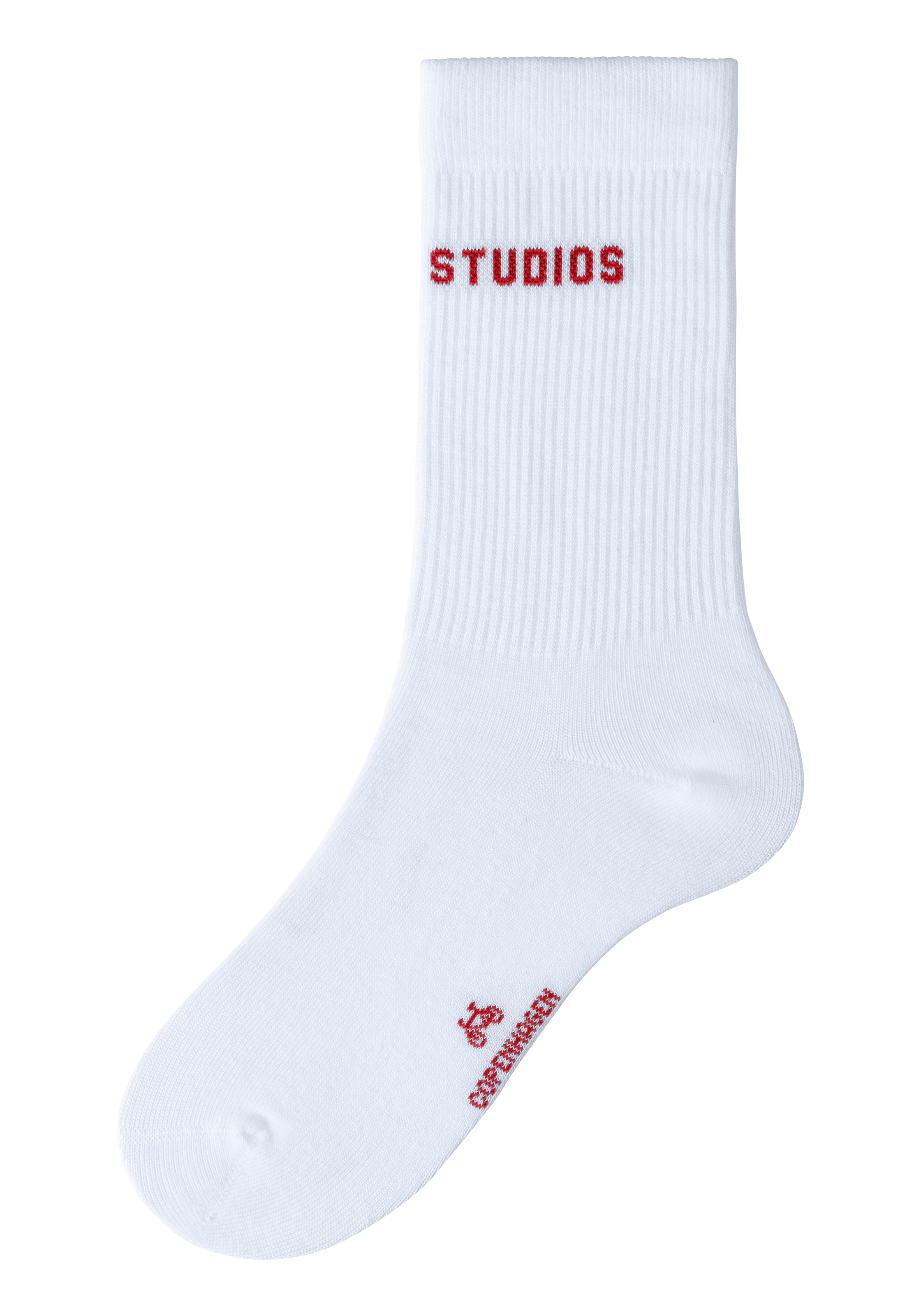Copenhagen Studios Tennissocken, (Packung, 2 Paar), ohne Frottee