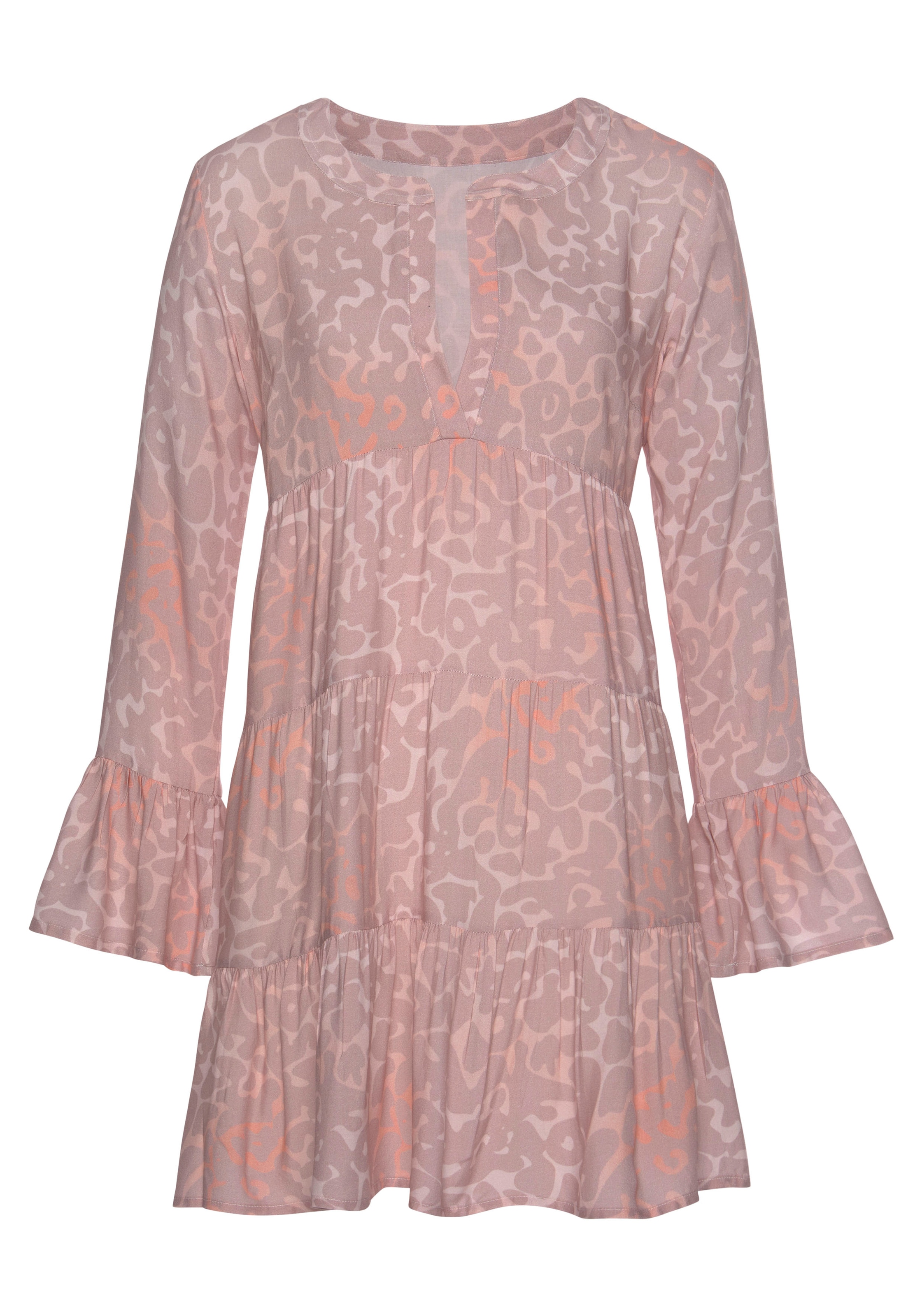 Buffalo Longbluse mit Leoprint