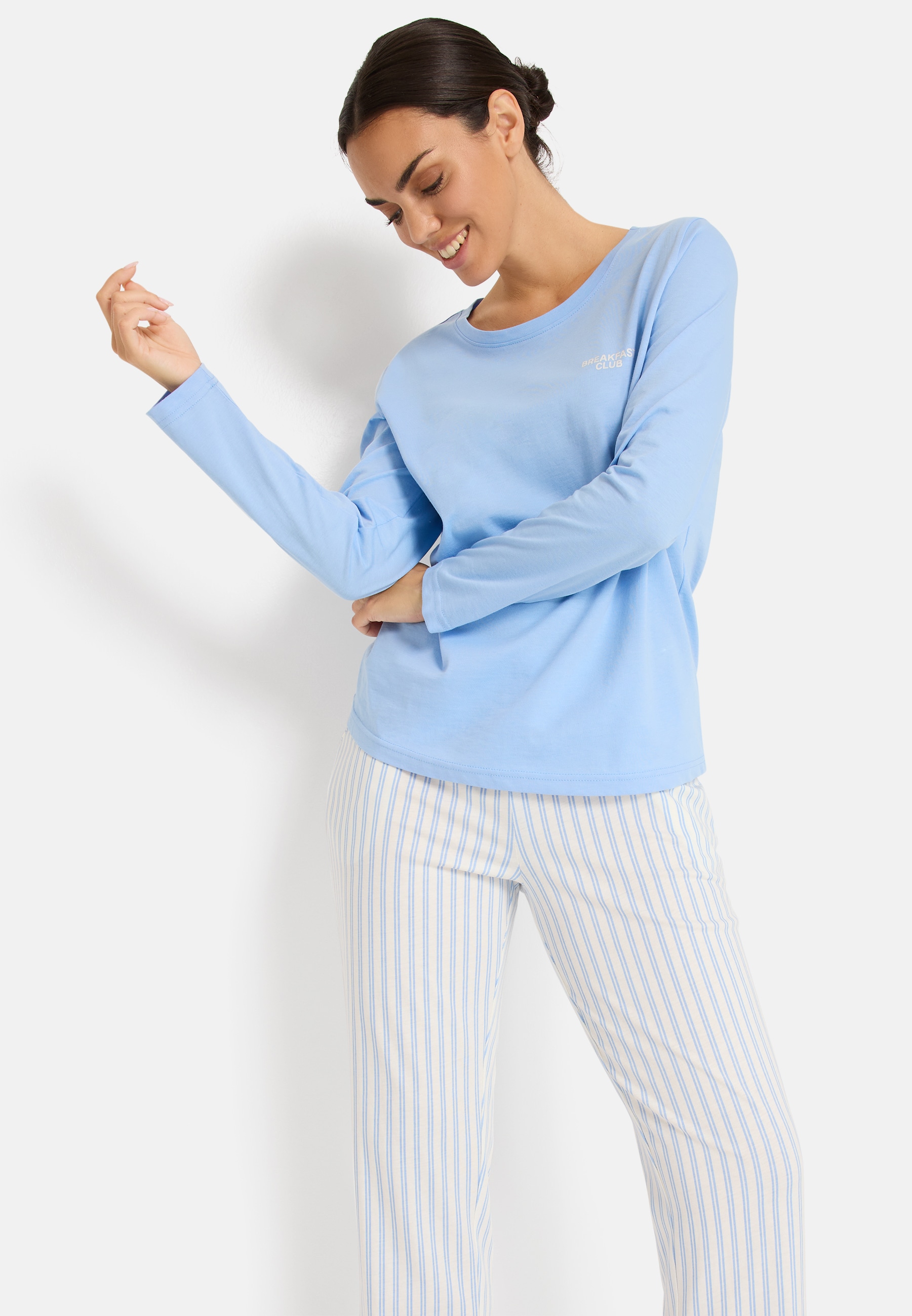 LSCN by LASCANA Schlafanzug 2 mit Front- und Back-Print