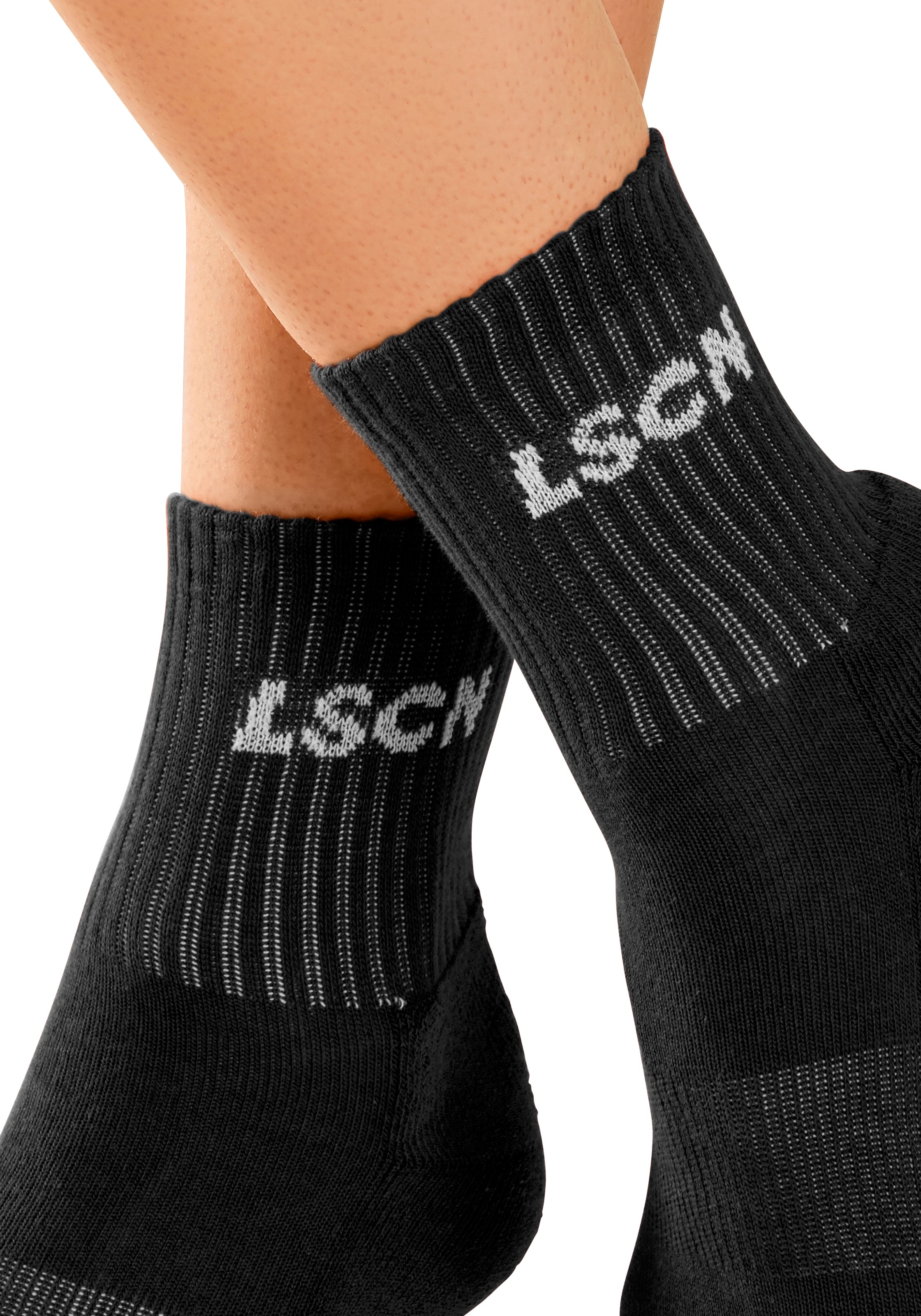 LSCN by LASCANA Tennissocken, (Packung, 2 Paar), mit Halbfußfrottee