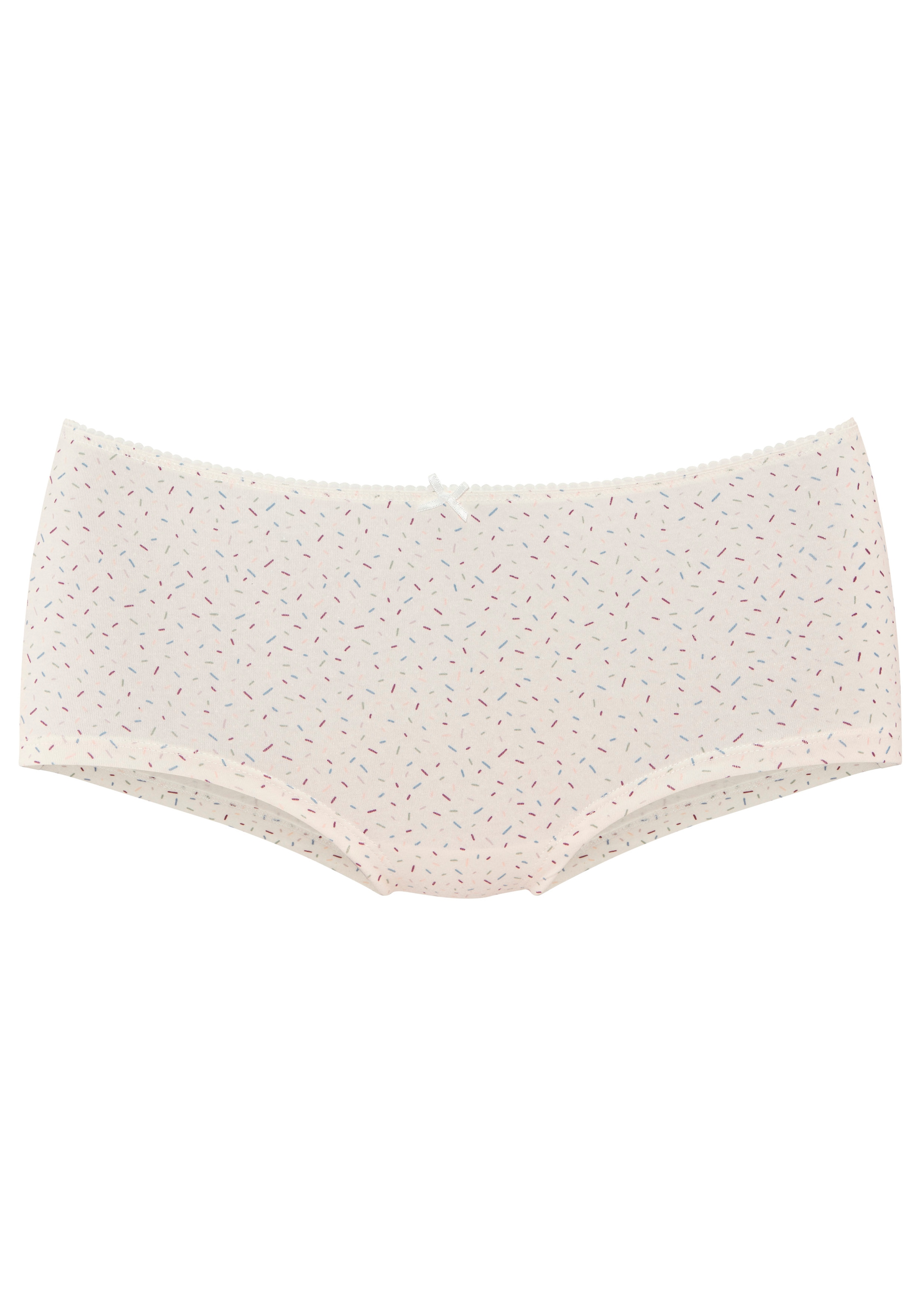 Vivance Panty mit kleiner Häkelkante, angenehme Baumwollqualität