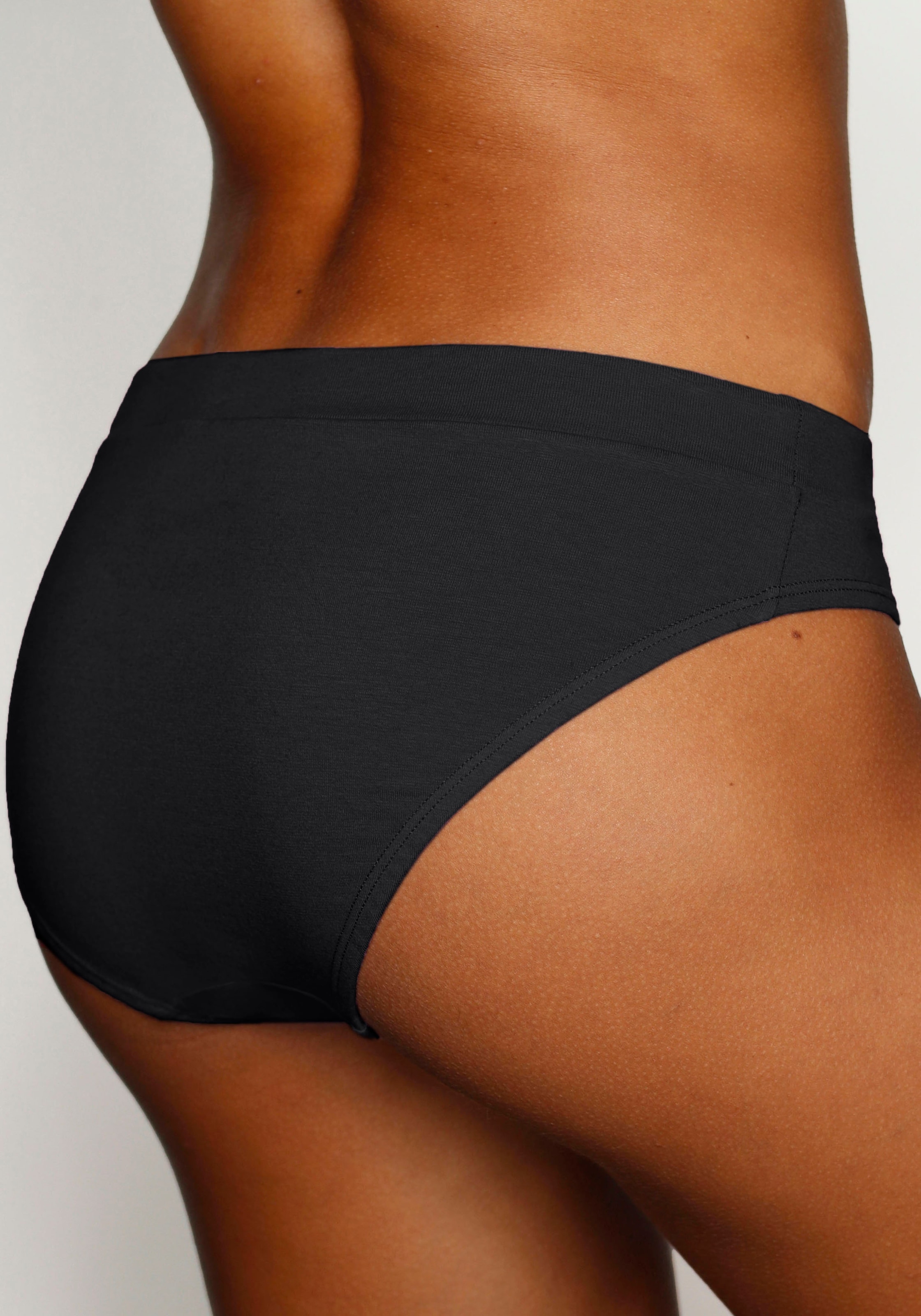 Vivance Jazz-Pants Slips, (5er-Pack), mit breitem Bündchen ohne zusätzliches Gummi