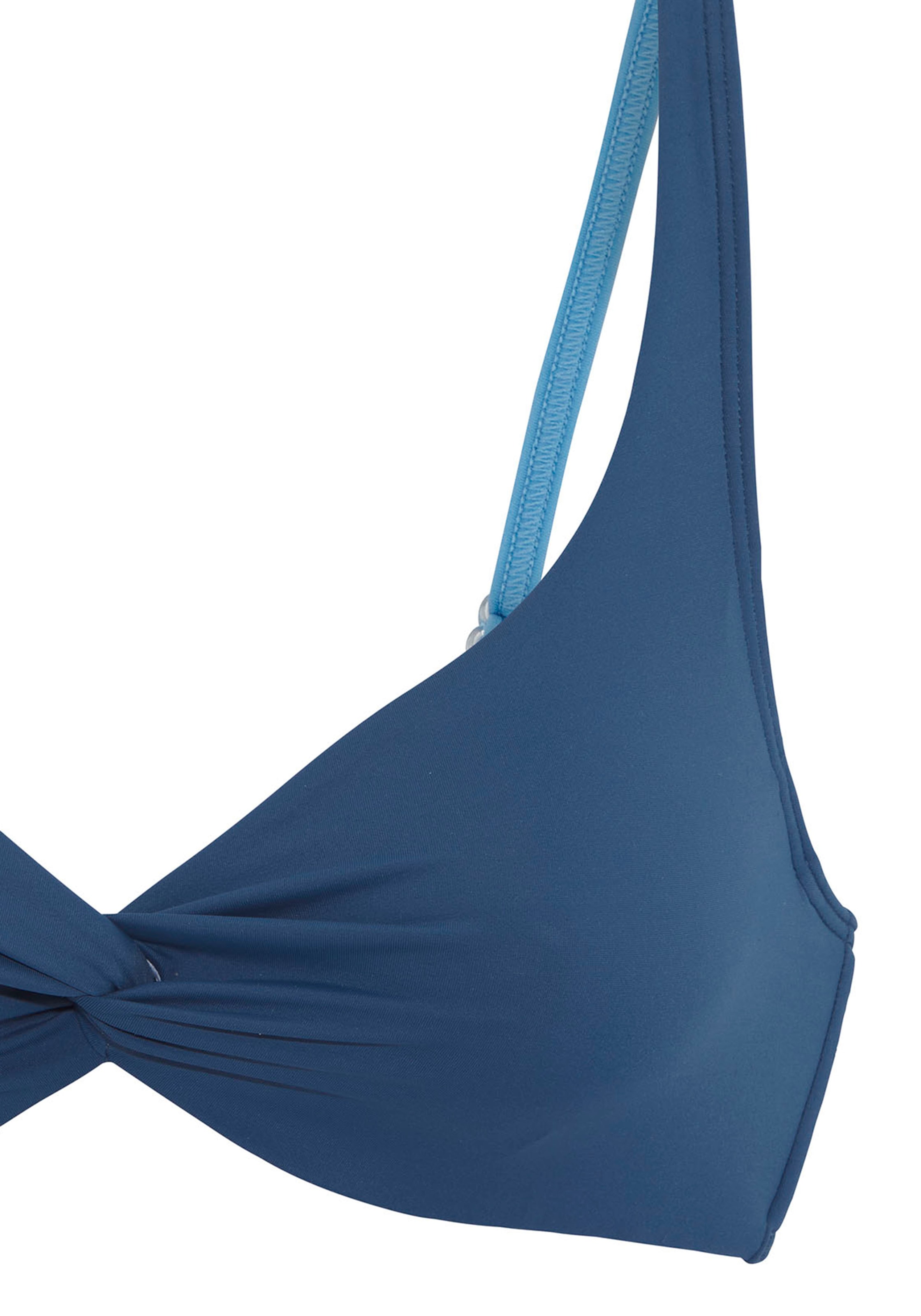 LASCANA ACTIVE Bügel-Bikini-Top »Oceana«, mit Knotenoptik vorn