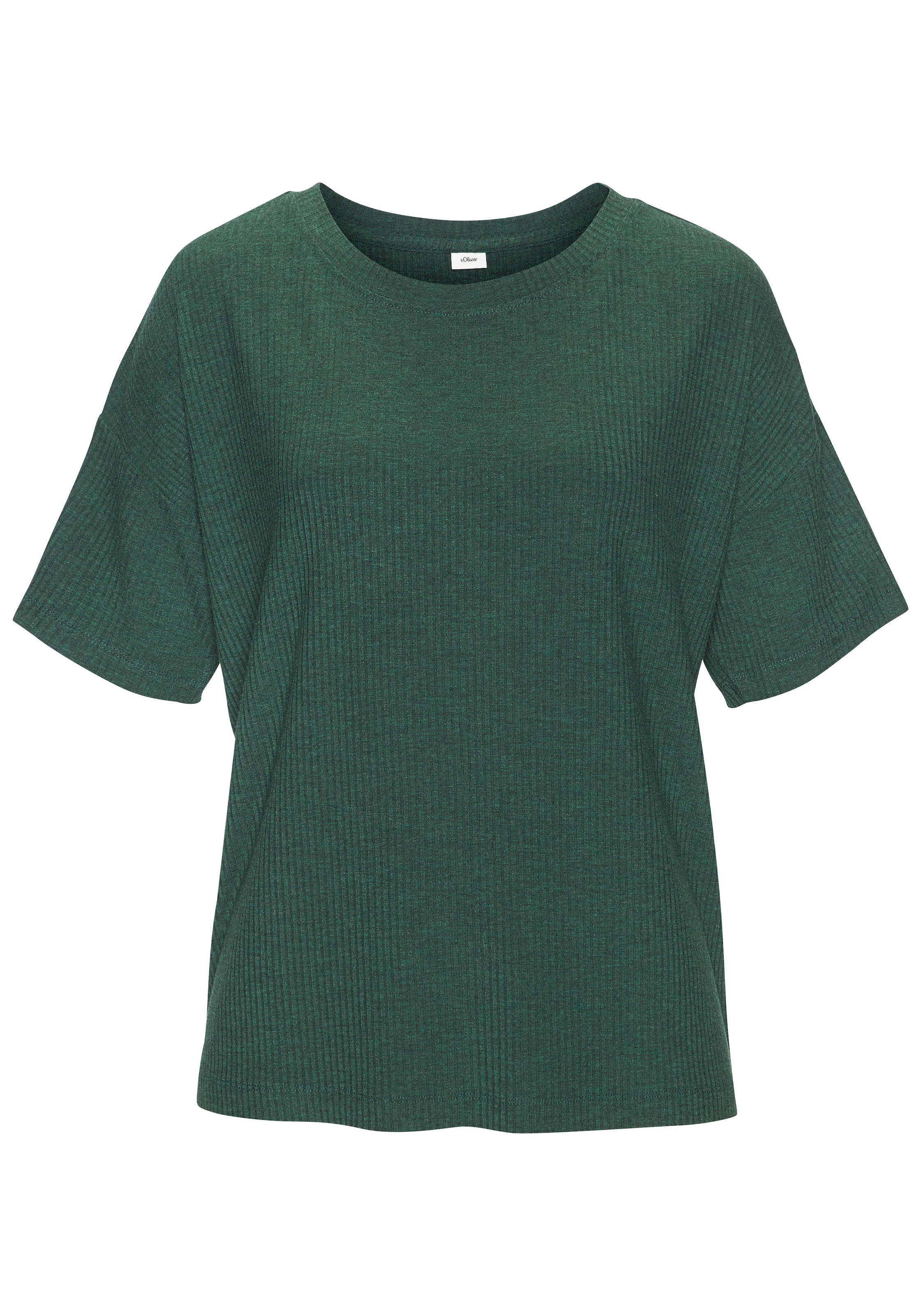 s.Oliver T-Shirt Aus weicher Rippqualität