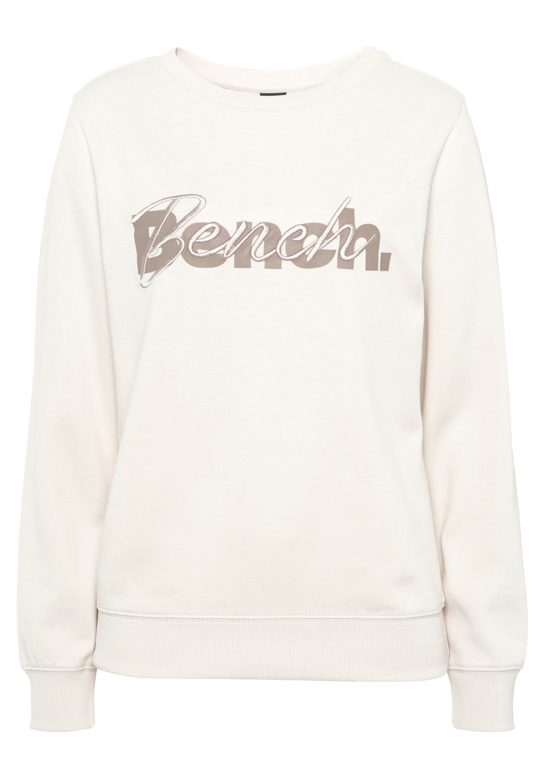 Bench. Loungewear Sweatshirt , mit Logodruck und Stickerei, Loungewear
