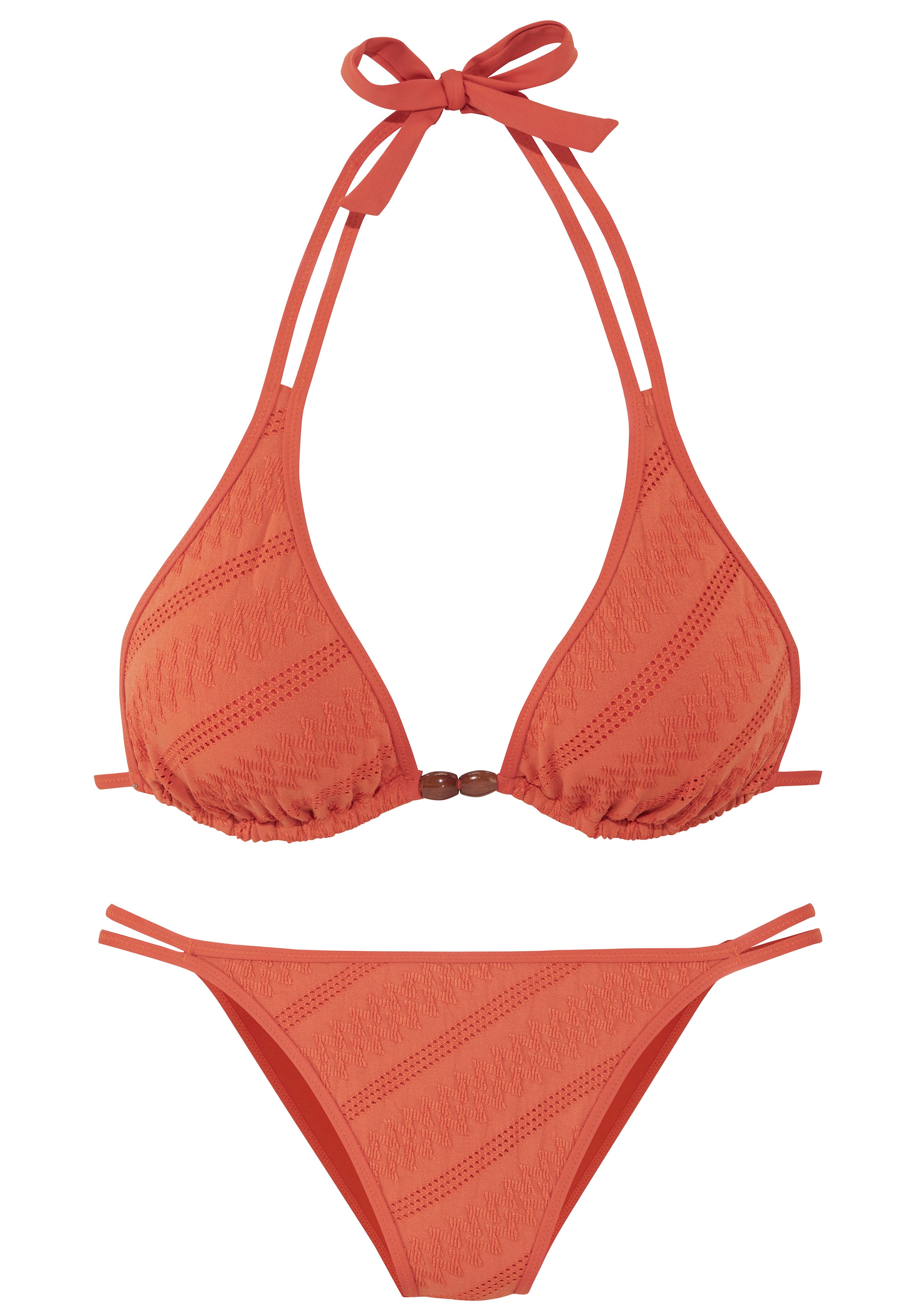s.Oliver Triangel-Bikini »Naila«, (Set), mit Struktur