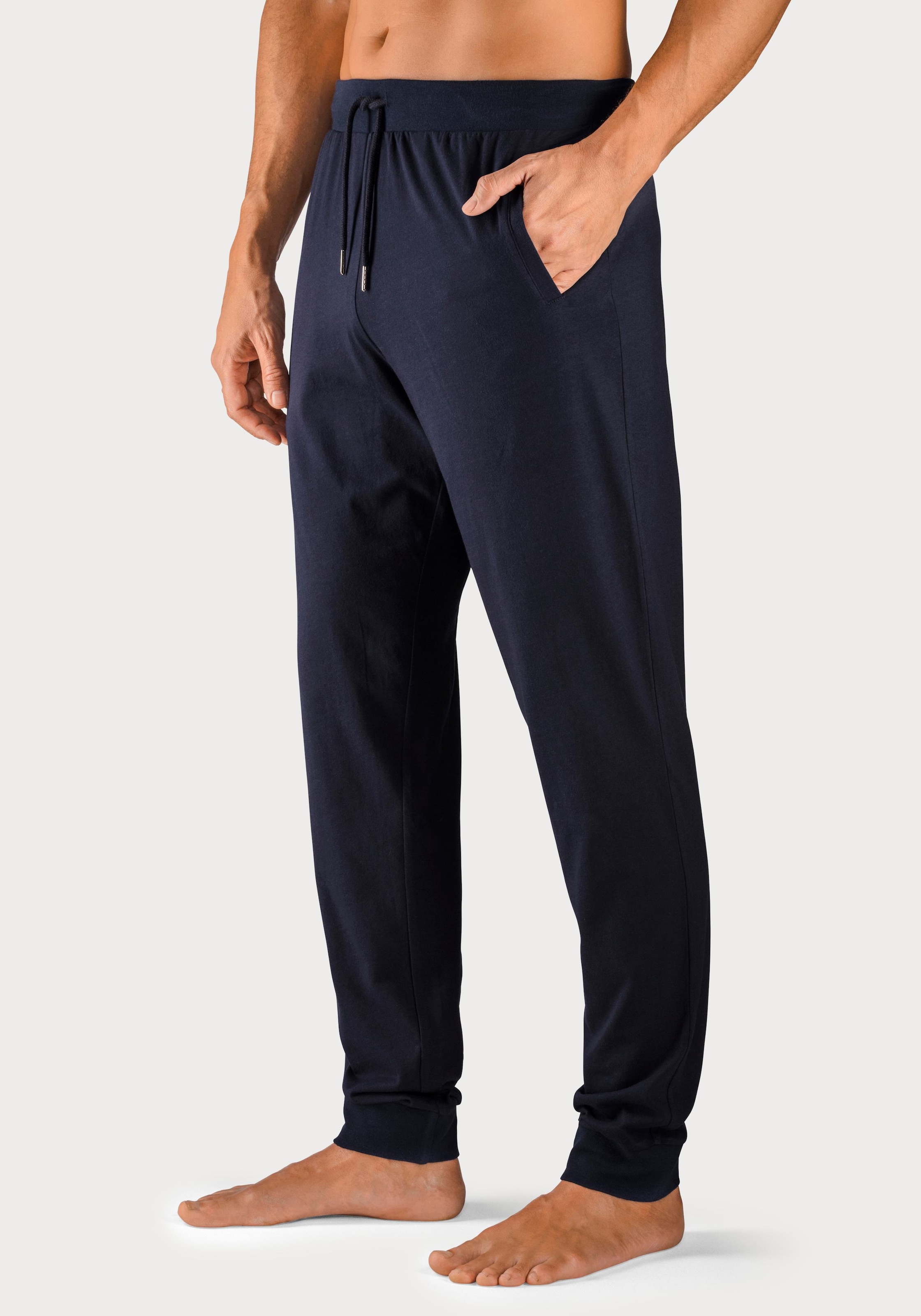 AUTHENTIC LE JOGGER Schlafhose, (Packung, 2), aus weicher Single Jersey Ware