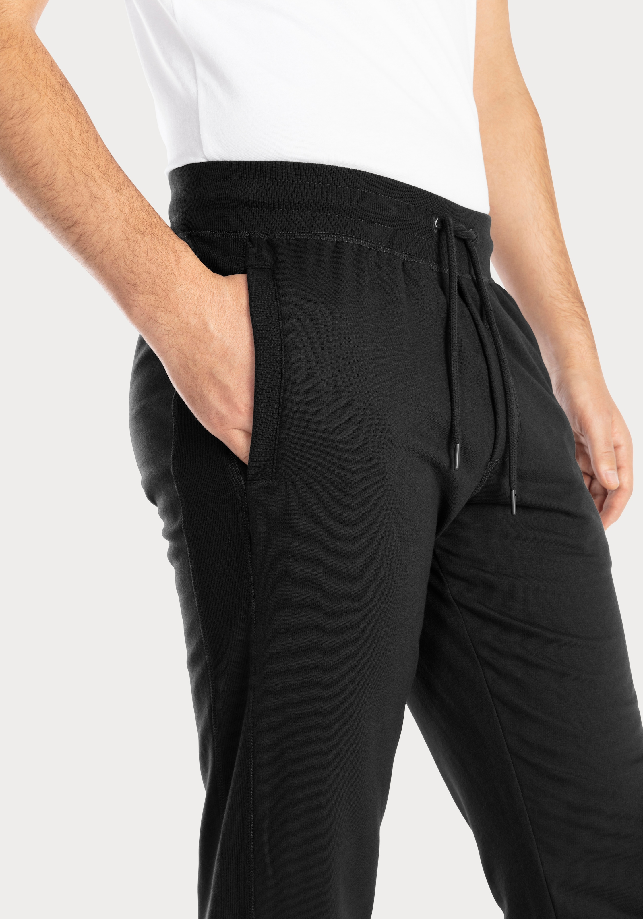 s.Oliver Sweathose, Jogginghose mit seitlichen Rippeneinsatz
