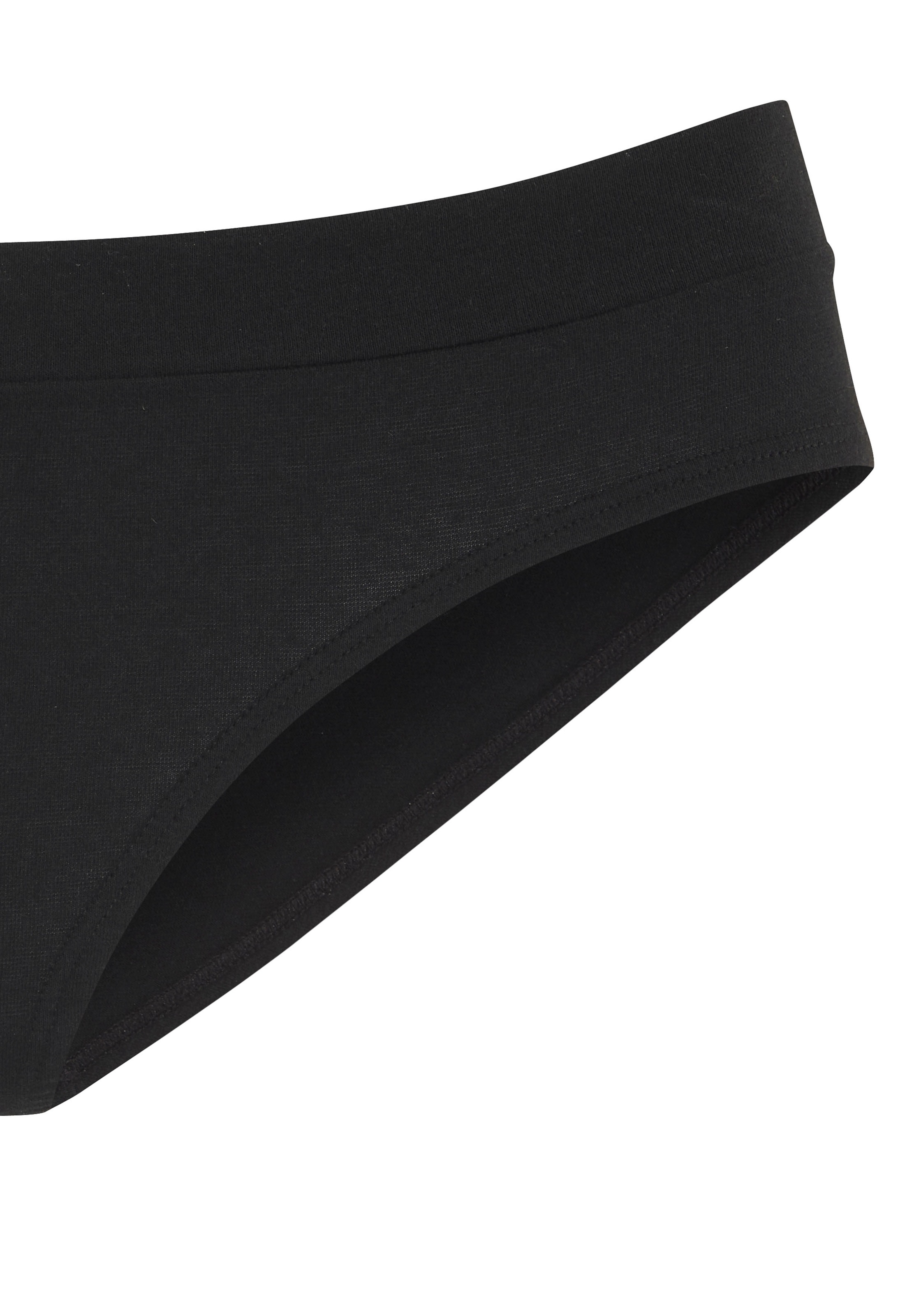 Vivance Jazz-Pants Slips, (5er-Pack), mit breitem Bündchen ohne zusätzliches Gummi