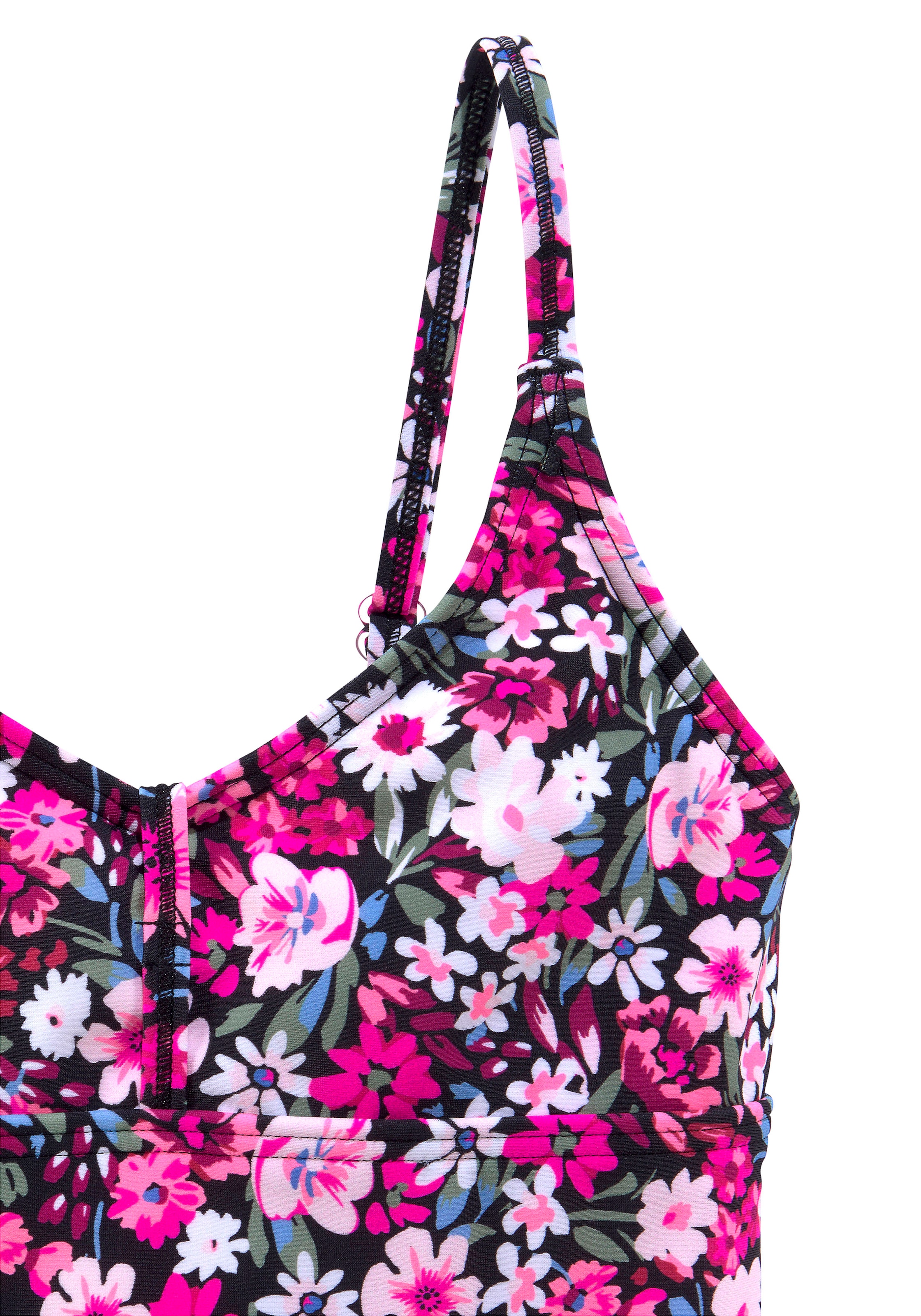 Buffalo Badeanzug mit kleinem Blümchendruck