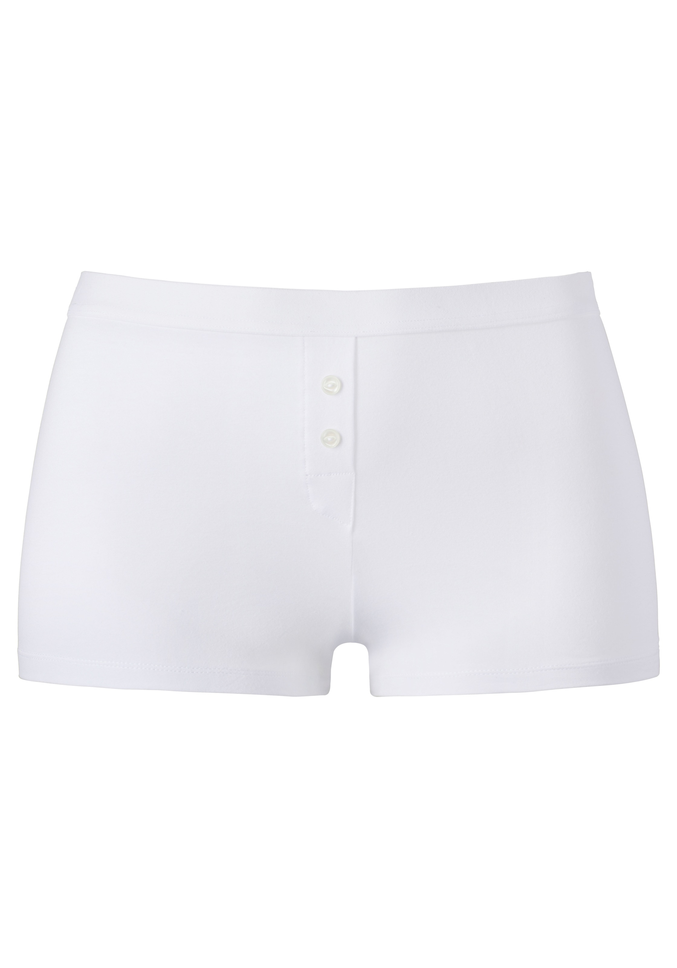 Vivance Boxershorts mit kurzem Bein & 2 aufgesetzten Zierknöpfe