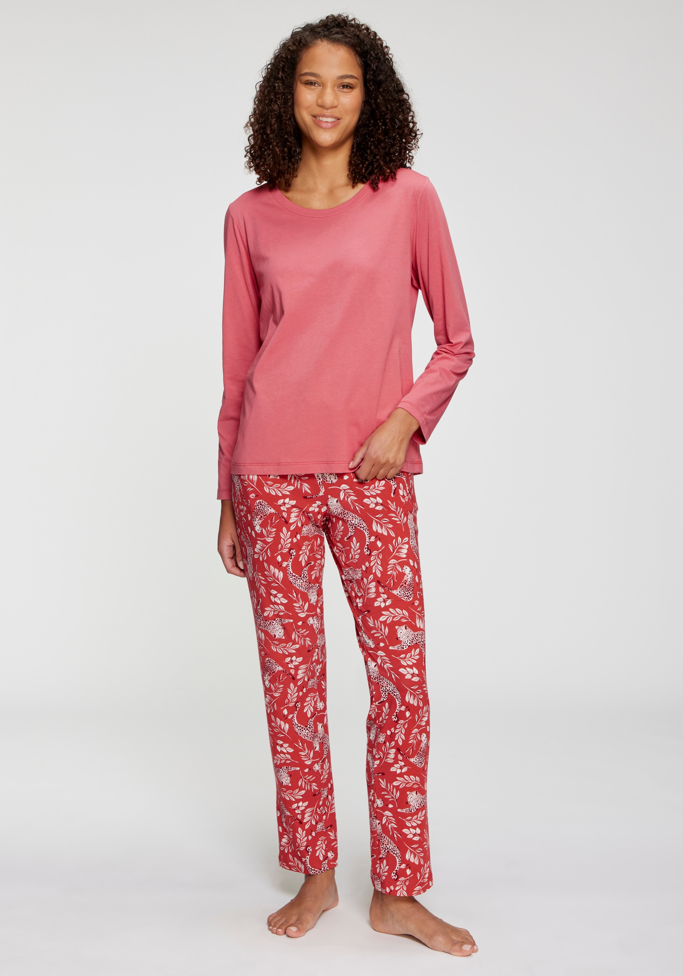 Vivance Dreams by Lascana Pyjamaoberteil 1 in angenehmer Single-Jersey-Qualität