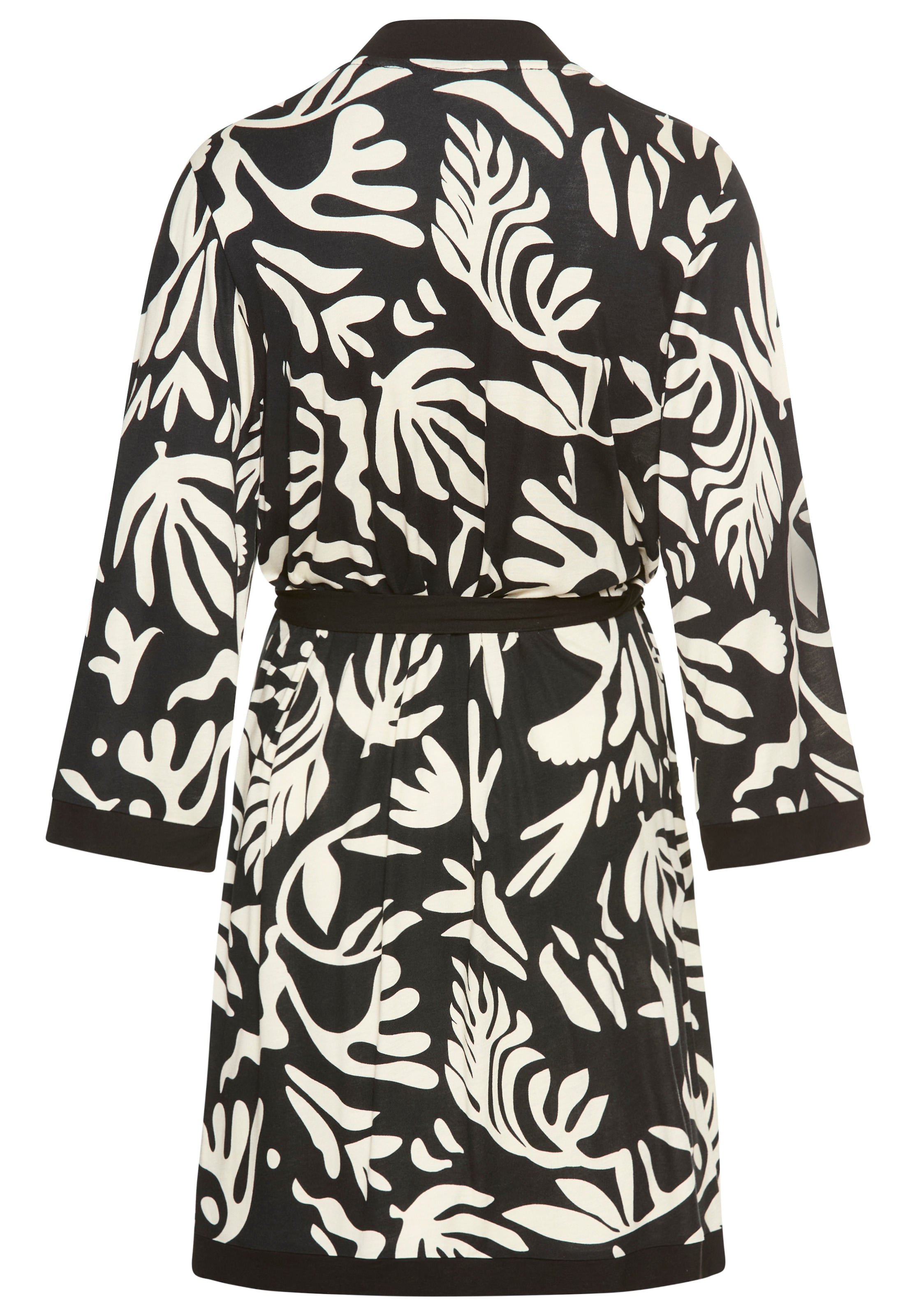 French Connection Kimono 1-teilig,  im zeitlosen Schwarz-Weiß-Look