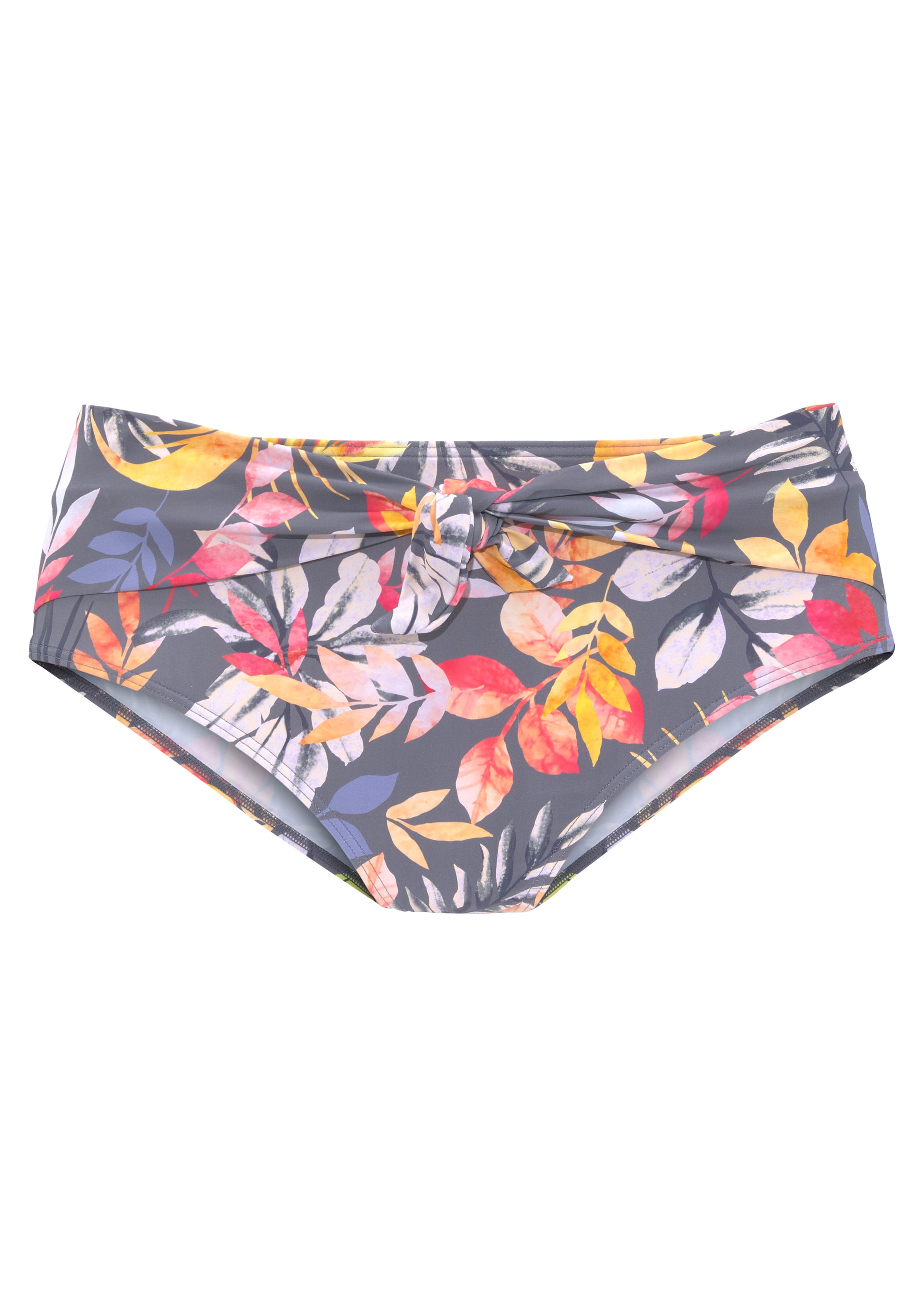 Vivance Highwaist-Bikini-Hose »Leilani«, mit Ziergürtel vorn