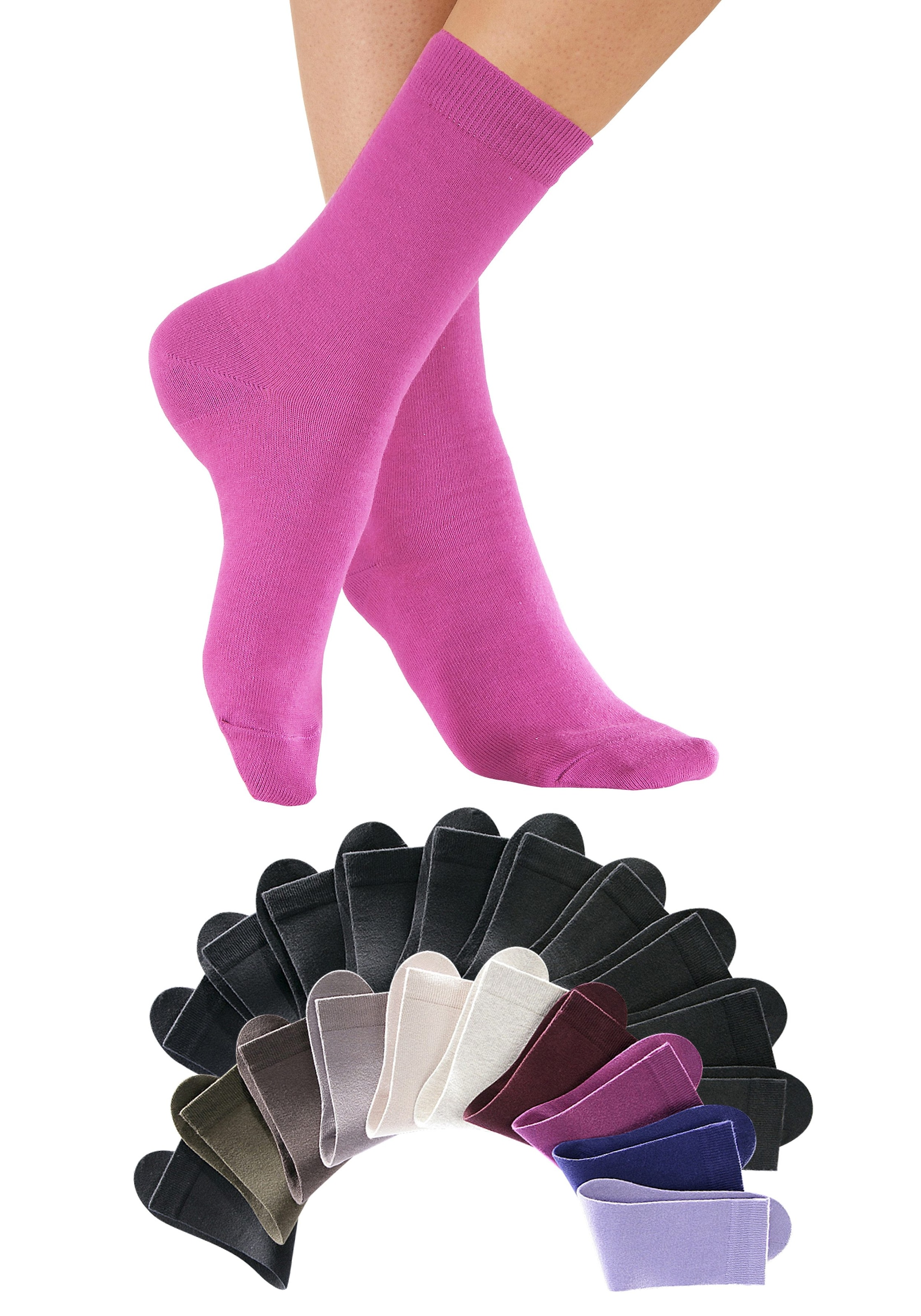 Go in Basicsocken Box, 20 Paar tlg. in der großen Big-Box