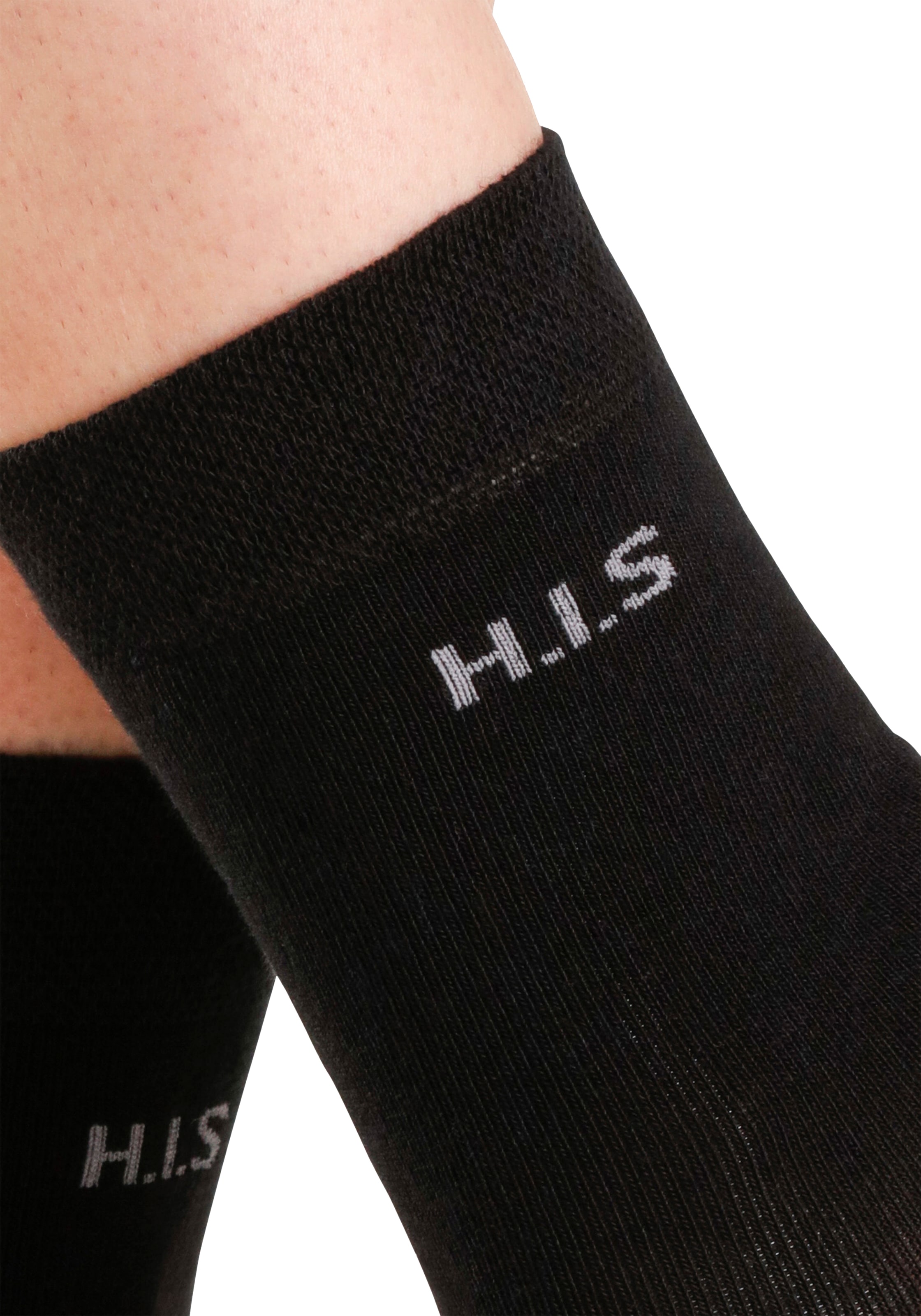 H.I.S Socken, (Packung, 4 Paar), ohne einschneidendes Bündchen
