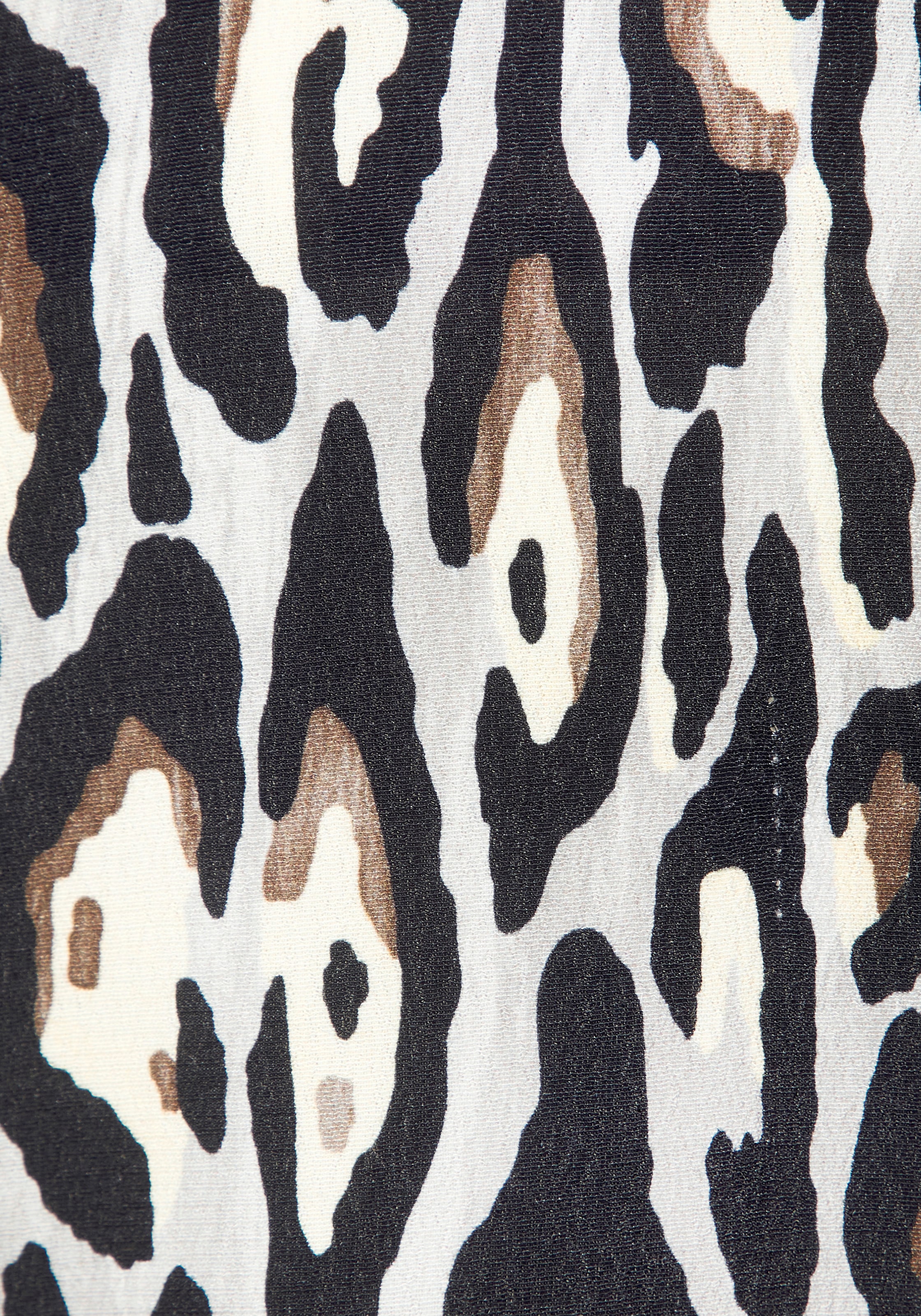 LASCANA Midirock mit Alloverdruck, Sommerrock aus Webware