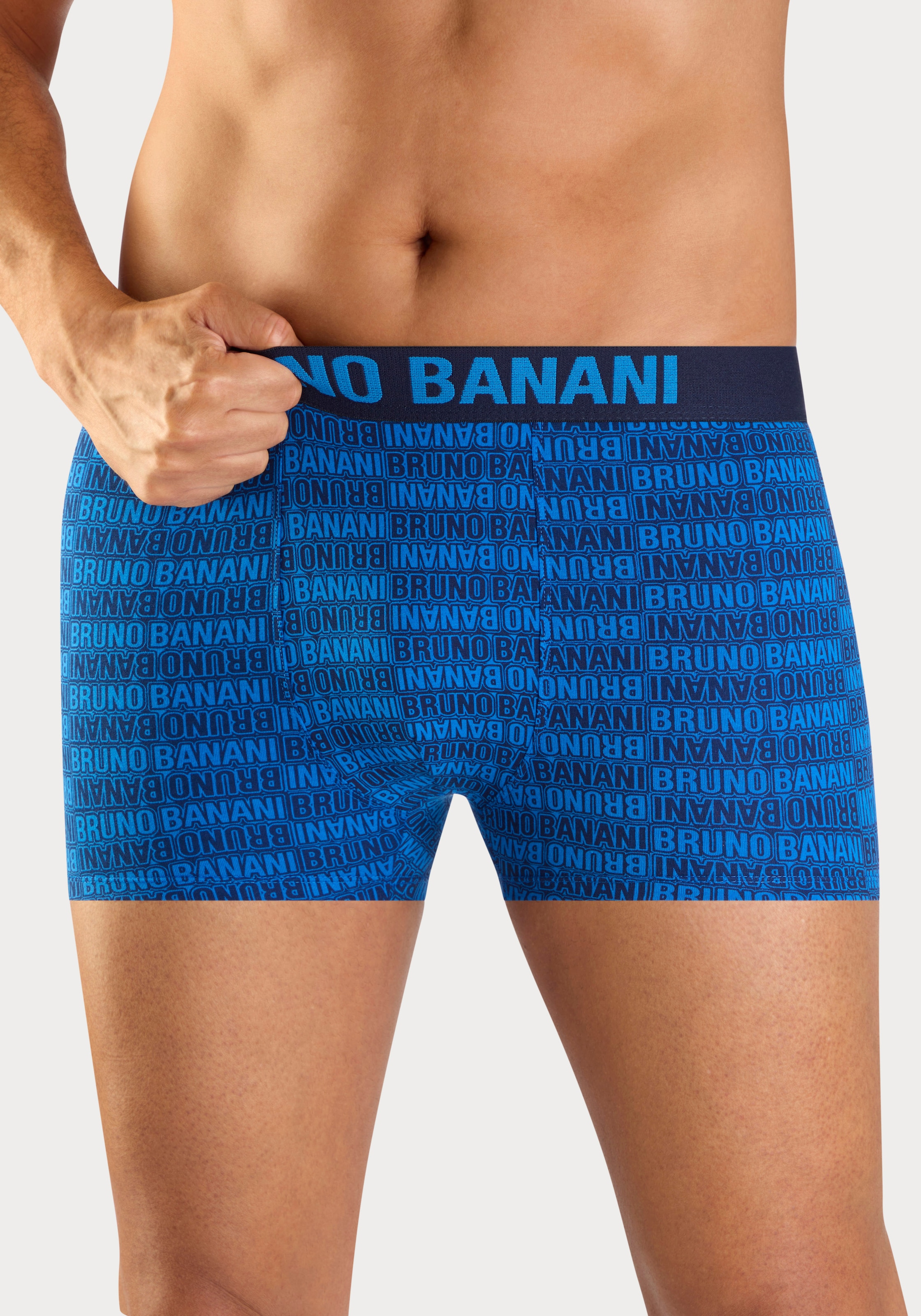 Bruno Banani Boxer »Boxershorts für Herren« Packung, 4 Stk. Unterhosen mit Logobund
