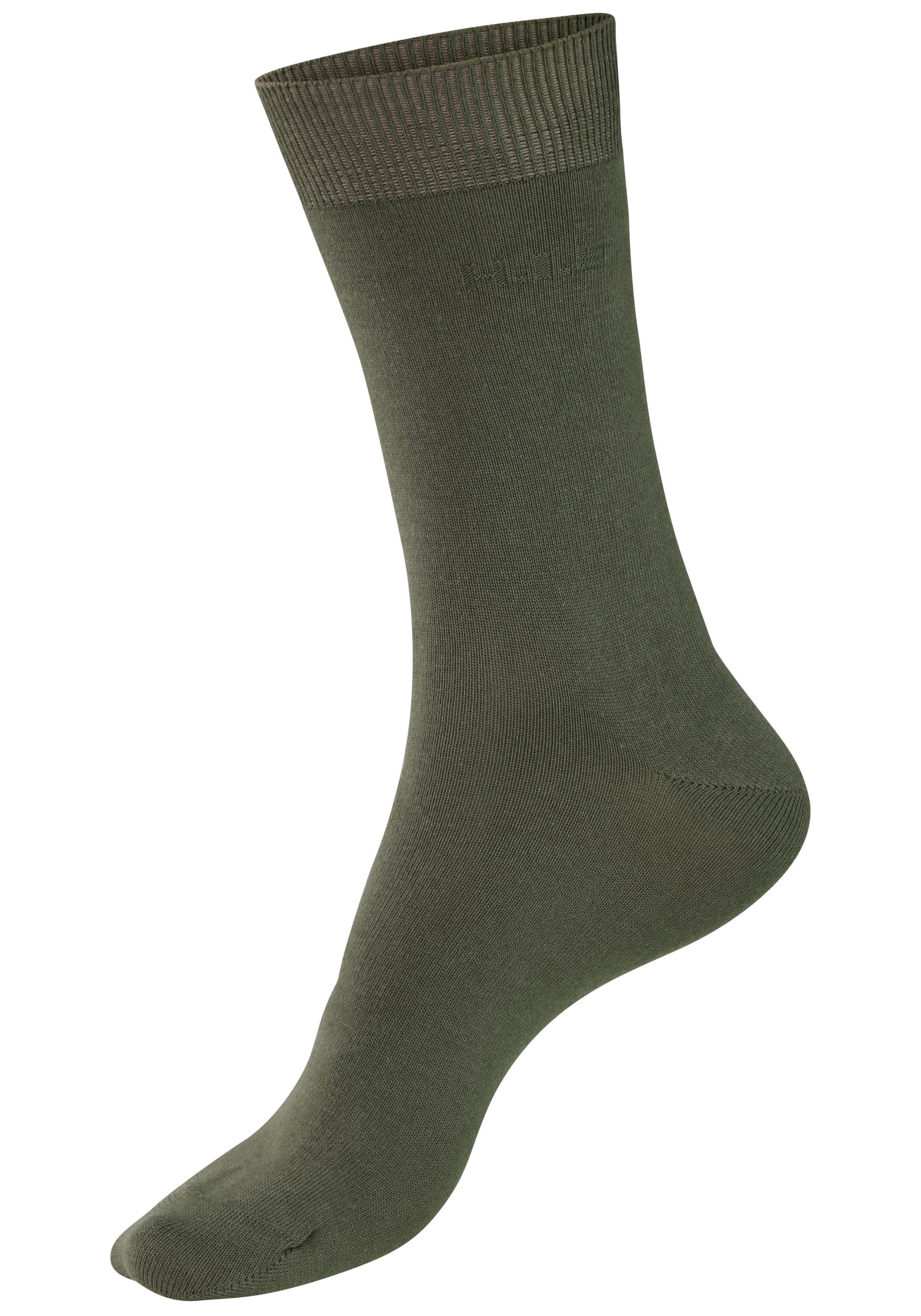H.I.S Businesssocken »Herrensocken, Männdersocken, uni Anzugsocken,« Packung, 5 Paar tlg. mit klassischem Rippbündchen, ohne drückende Naht