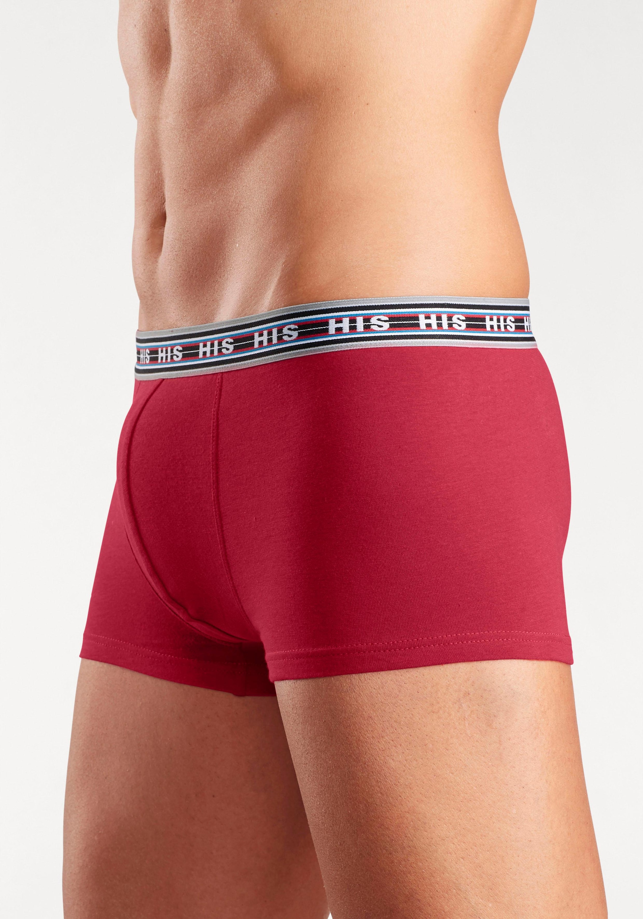 H.I.S Hipster, (Packung, 5 St.), knapp sitzende Boxershorts aus Baumwoll-Stretch