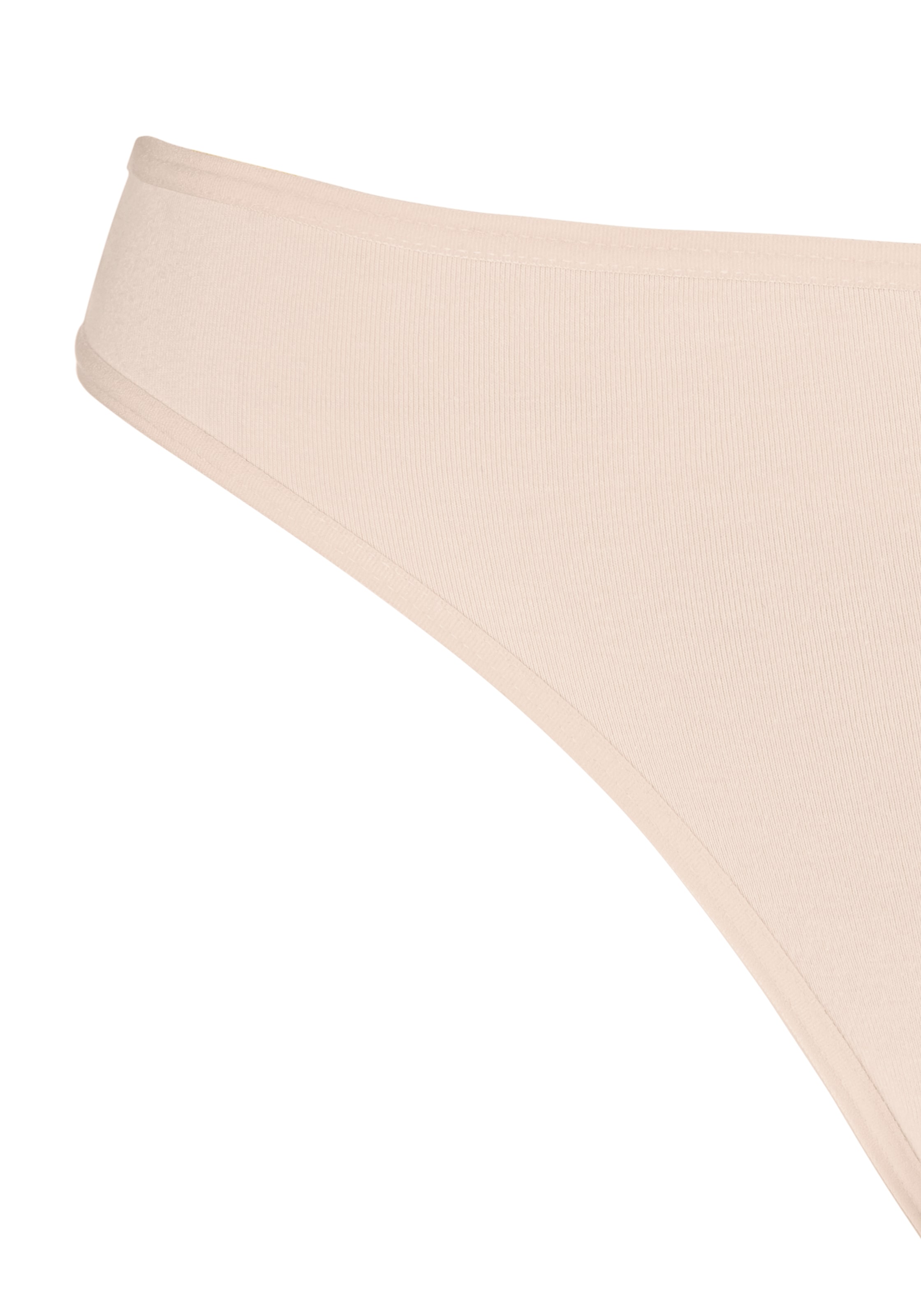 LASCANA String, (4er-Pack), aus elastischer Baumwolle
