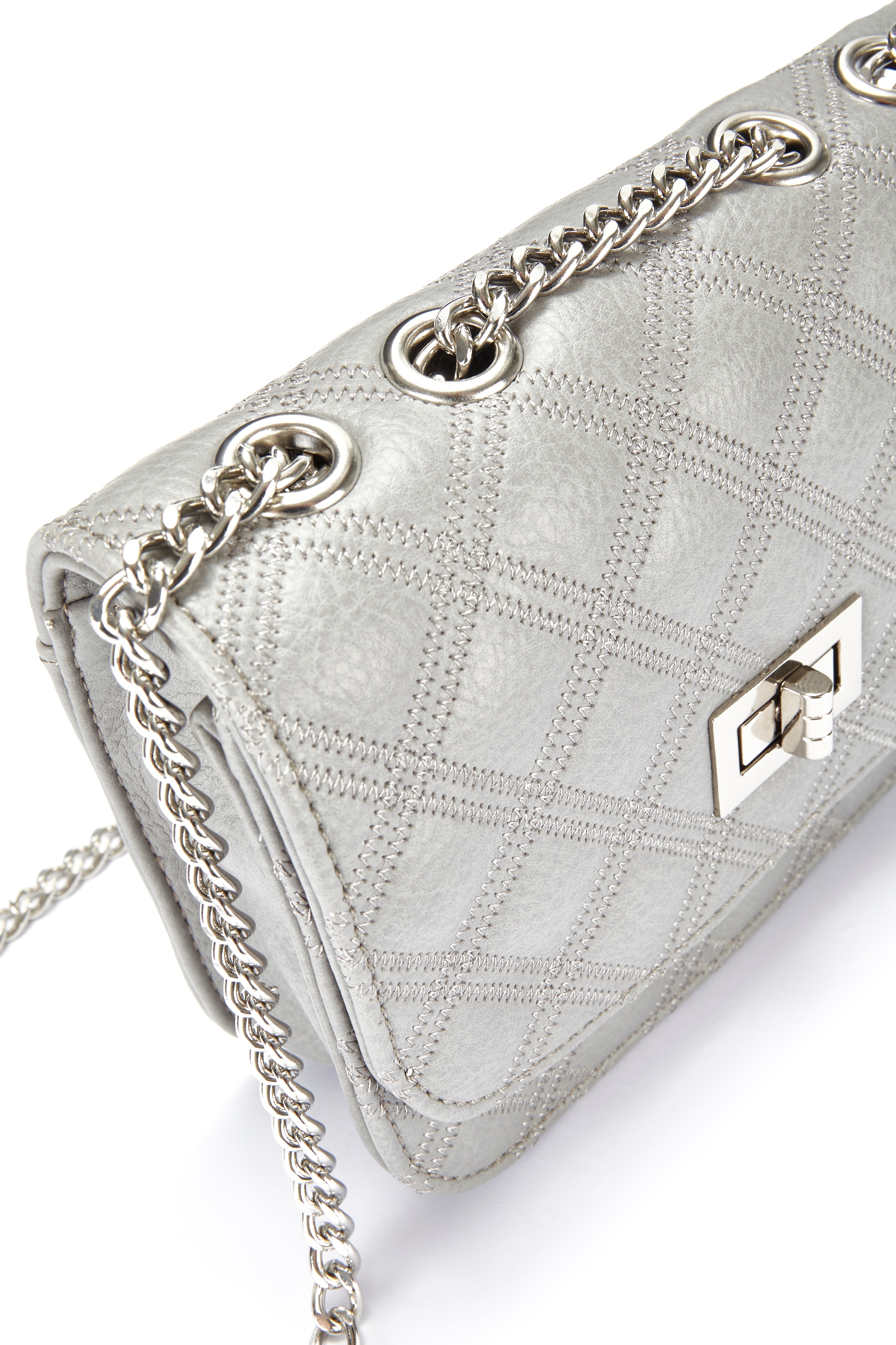 LASCANA Umhängetasche »Minibag«, Handtasche, Henkeltasche mit Kettenhenkel, Crossbody Bag VEGAN