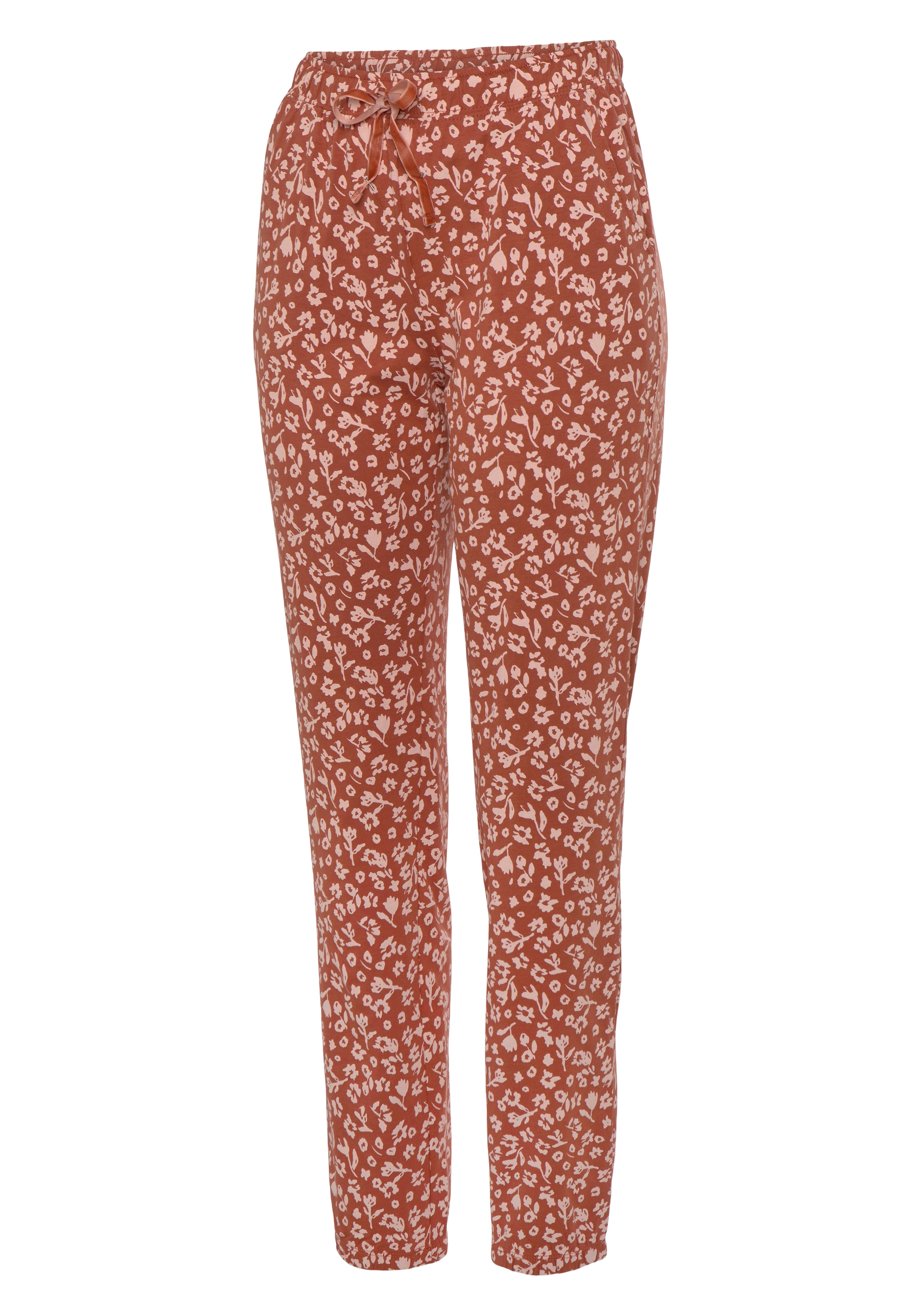 Vivance Dreams Pyjamahose, mit Samtband am elastischen Tunnelzugbund