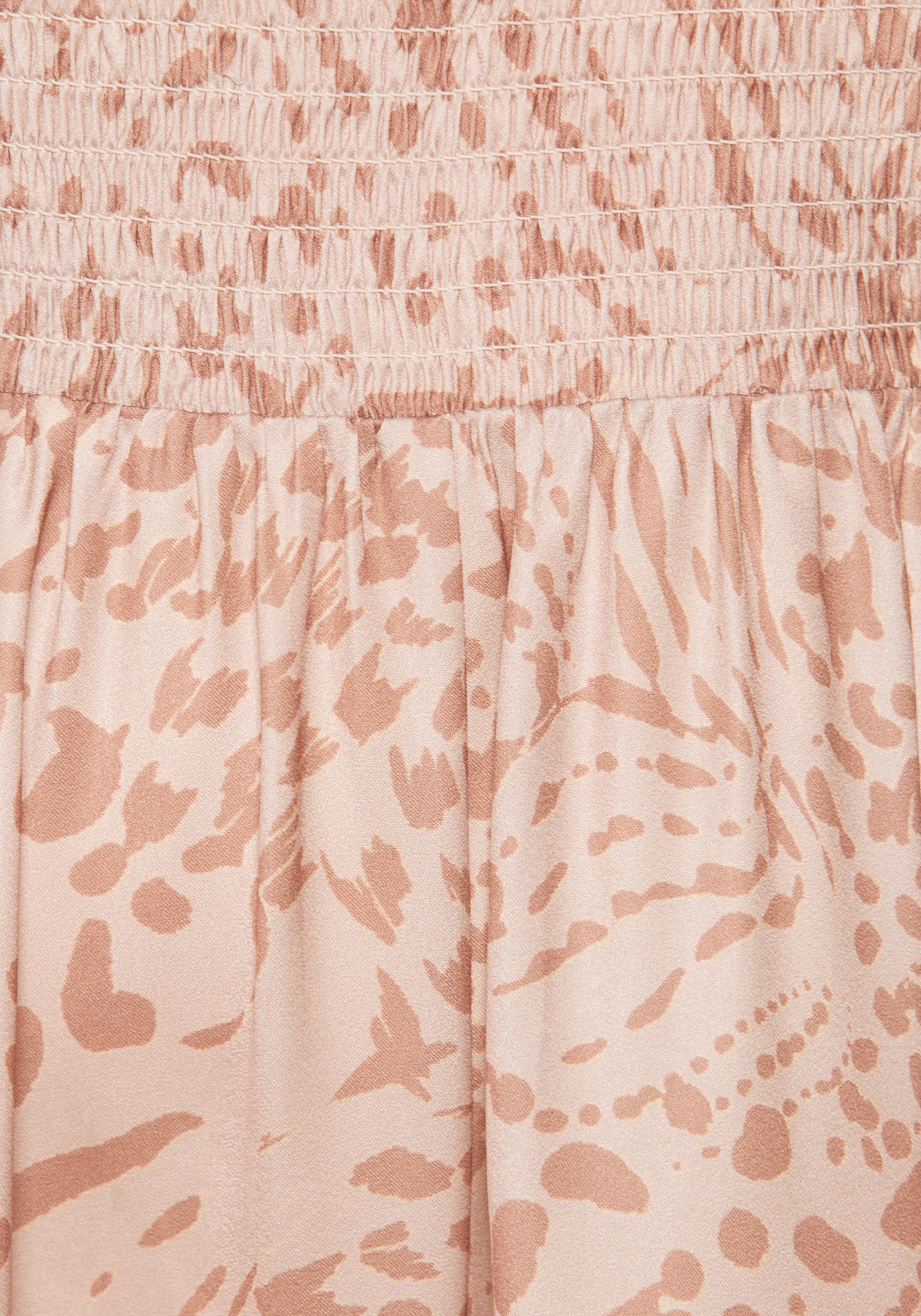 LASCANA Maxikleid, mit Animalprint, luftiges Sommerkleid mit Schlitzen