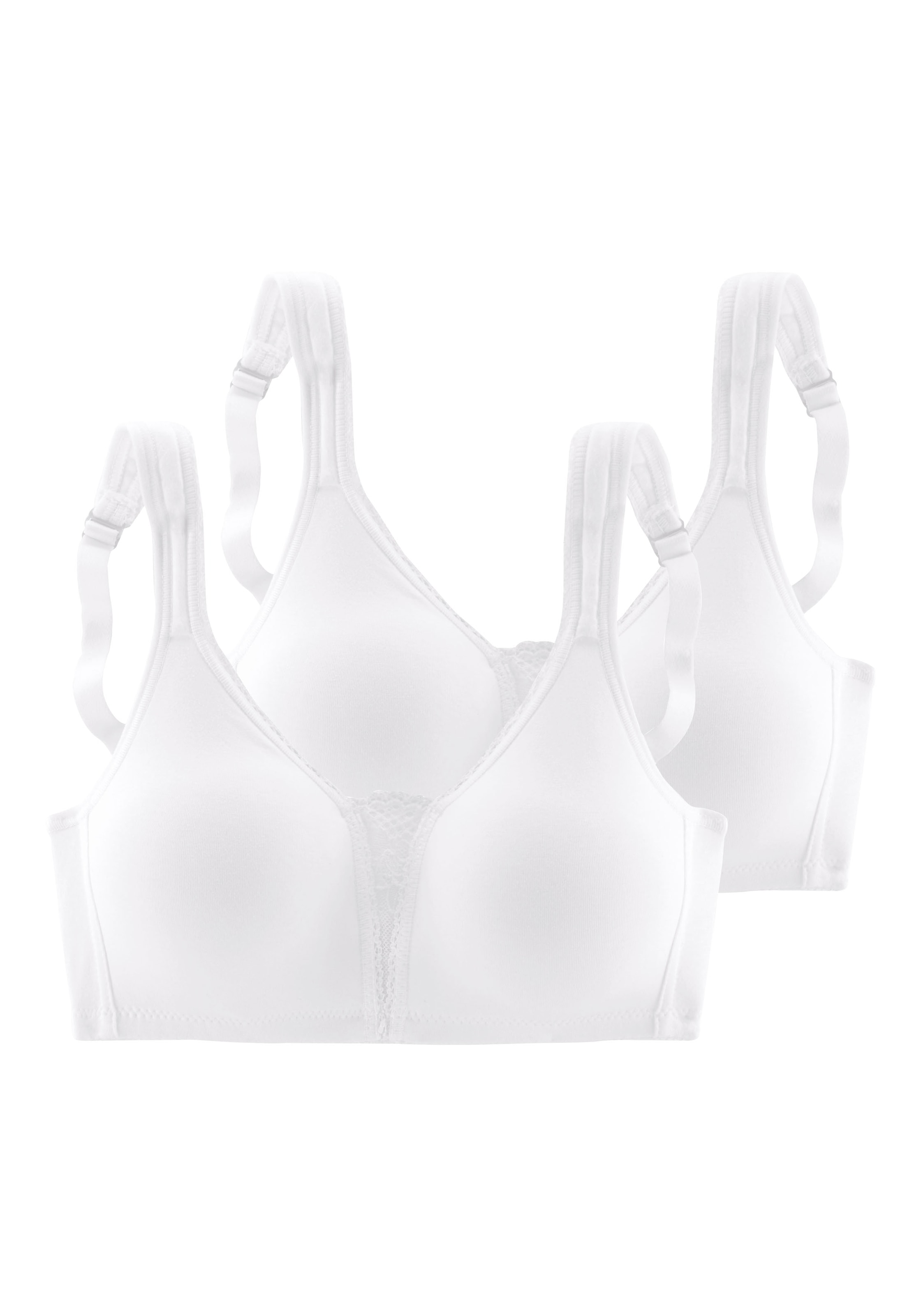 petite fleur Soft-BH, ohne Bügel mit Spitzen-Details