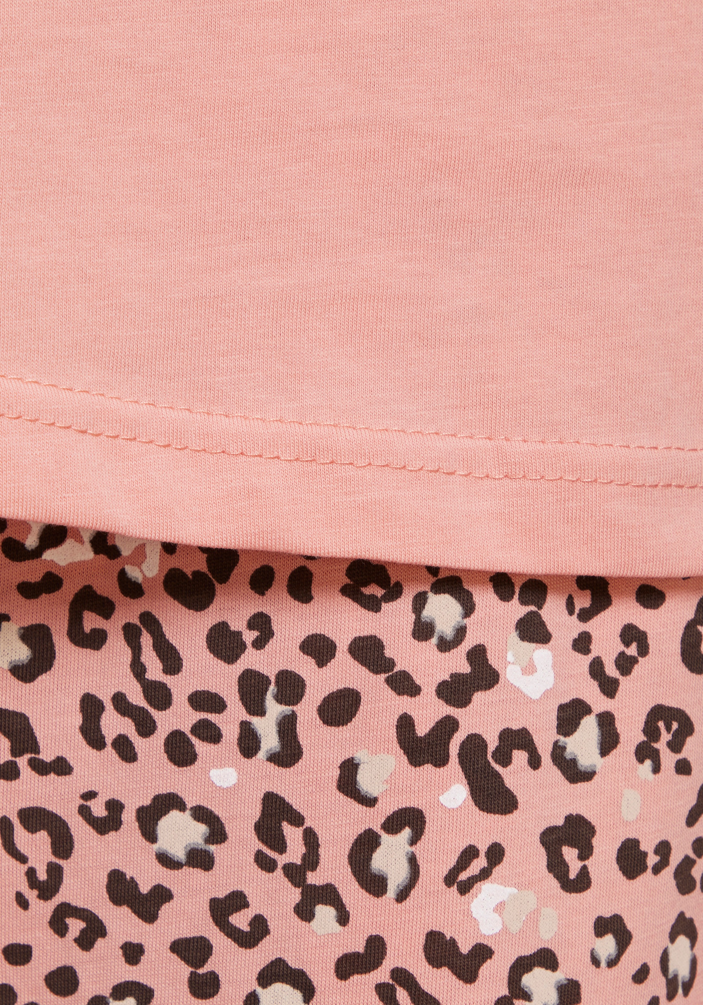 Vivance Dreams Capri-Pyjama, (2 tlg.), mit schönem Animalprint