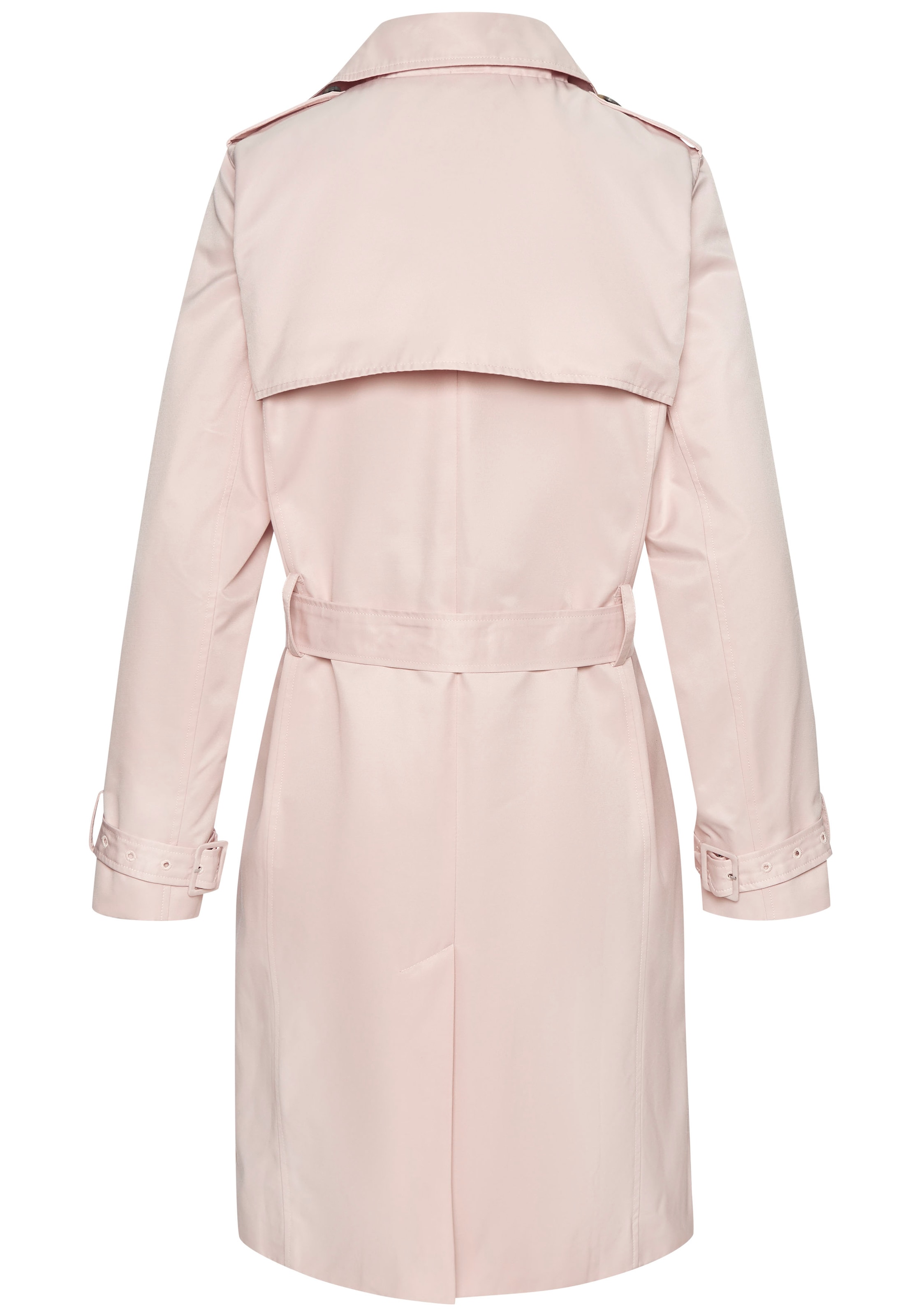 LASCANA Trenchcoat mit Passe, pflegeleichter Materialmix