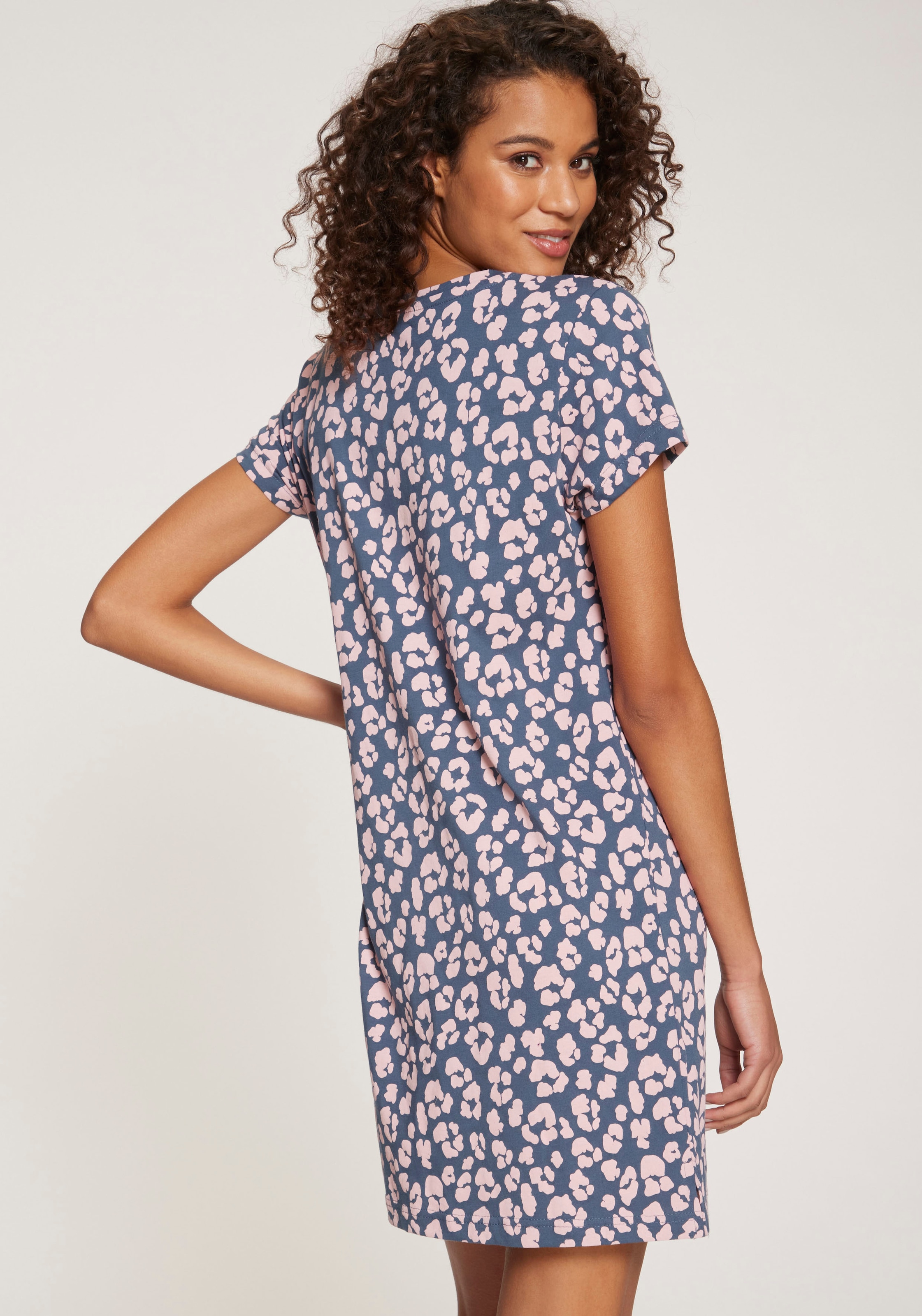 Vivance Dreams Sleepshirt, (2er-Pack), mit Leo-Muster