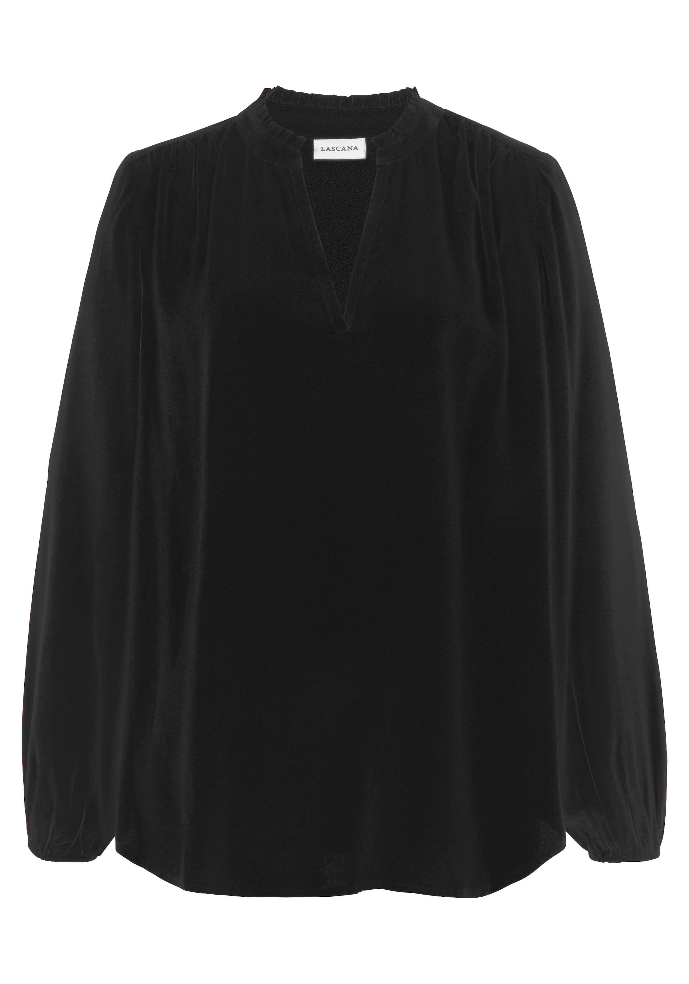 LASCANA Schlupfbluse, mit langen Ärmeln, leichte Damenbluse, casual-chic, festlich