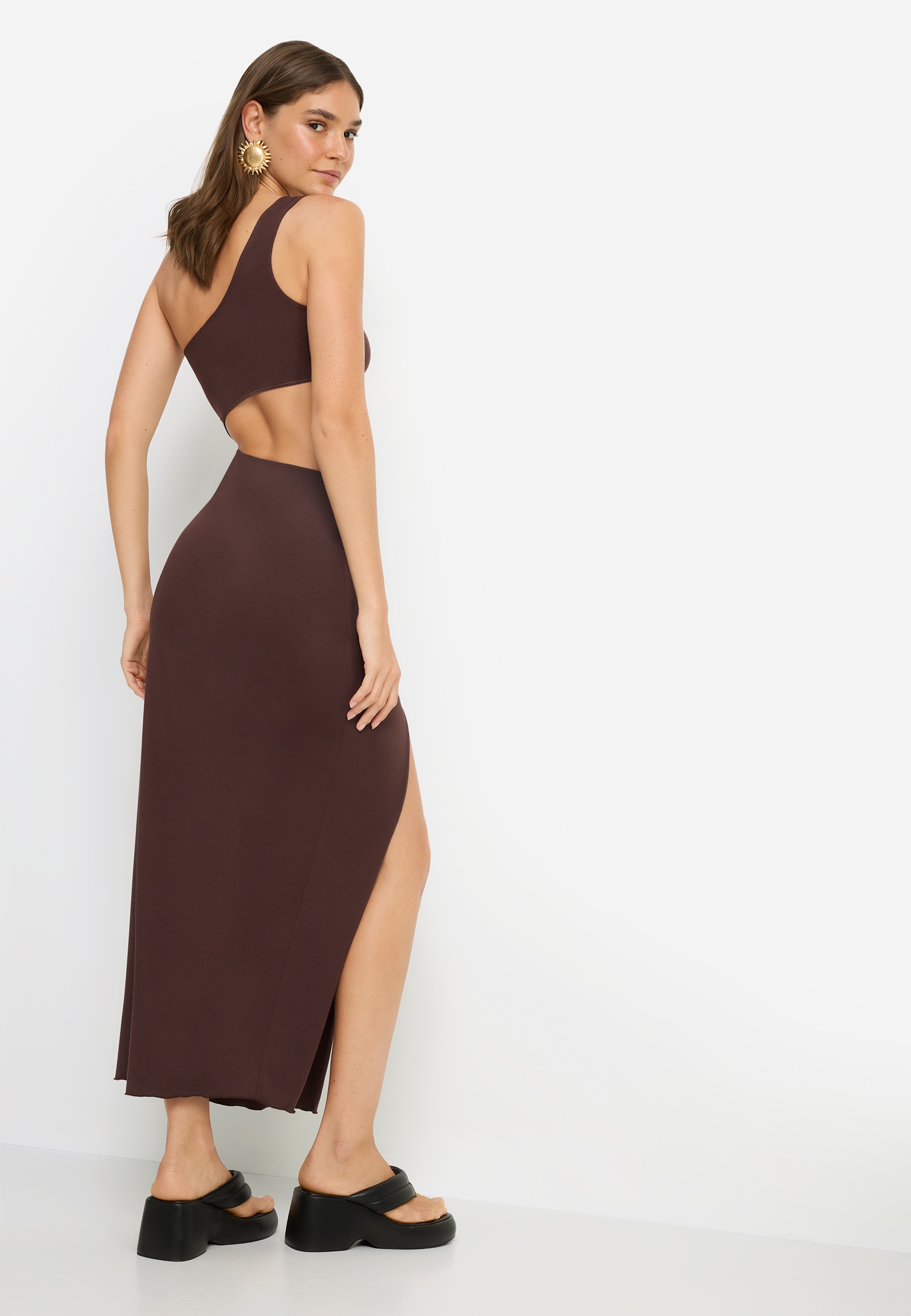 LSCN by LASCANA One-Shoulder-Kleid