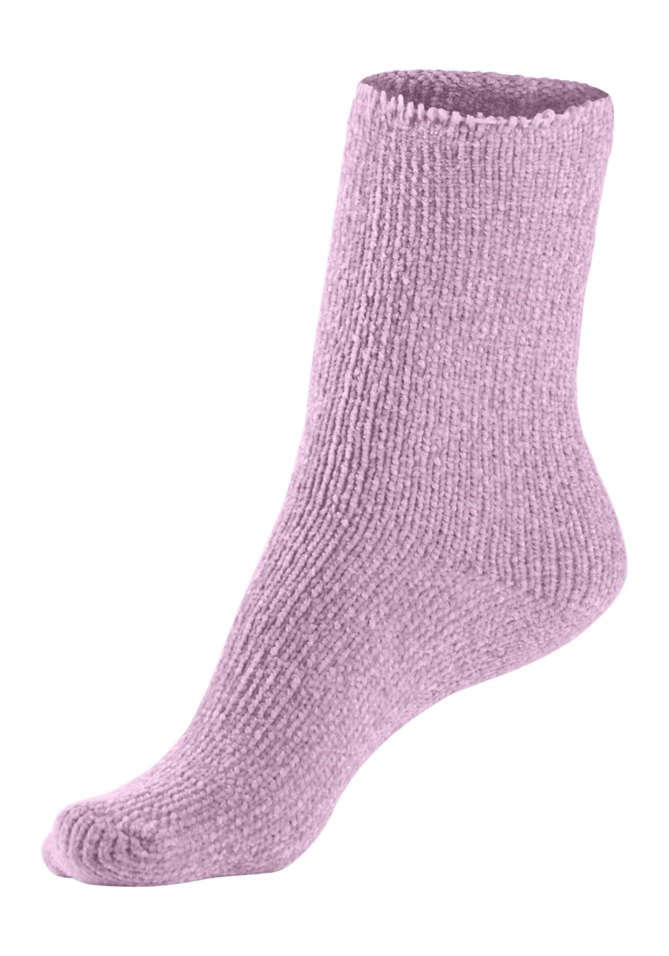 Lavana Kuschelsocken Packung, 5 Paar tlg. ideal als Bettsocken