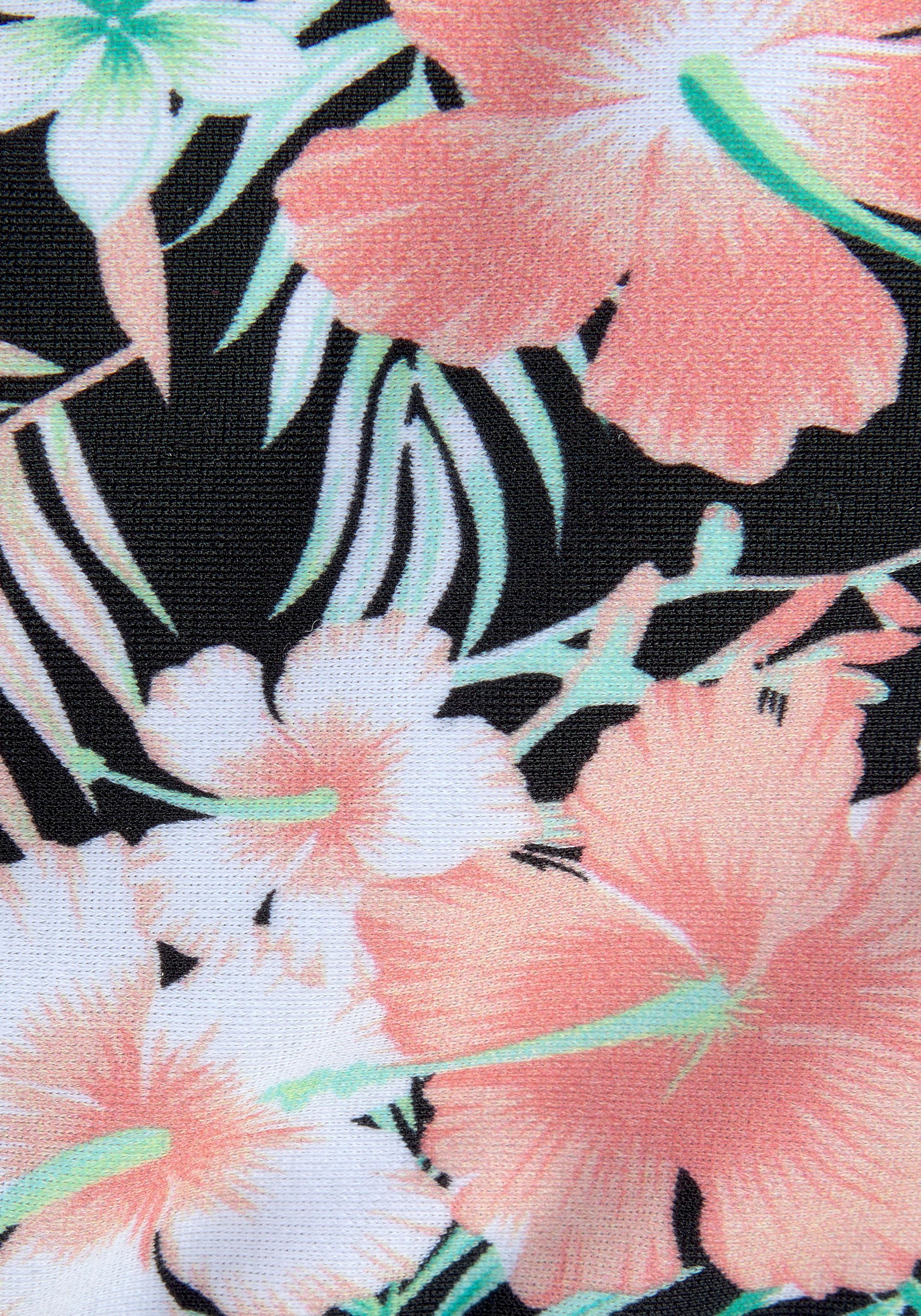 Chiemsee Bustier-Bikini , im tropischen Print