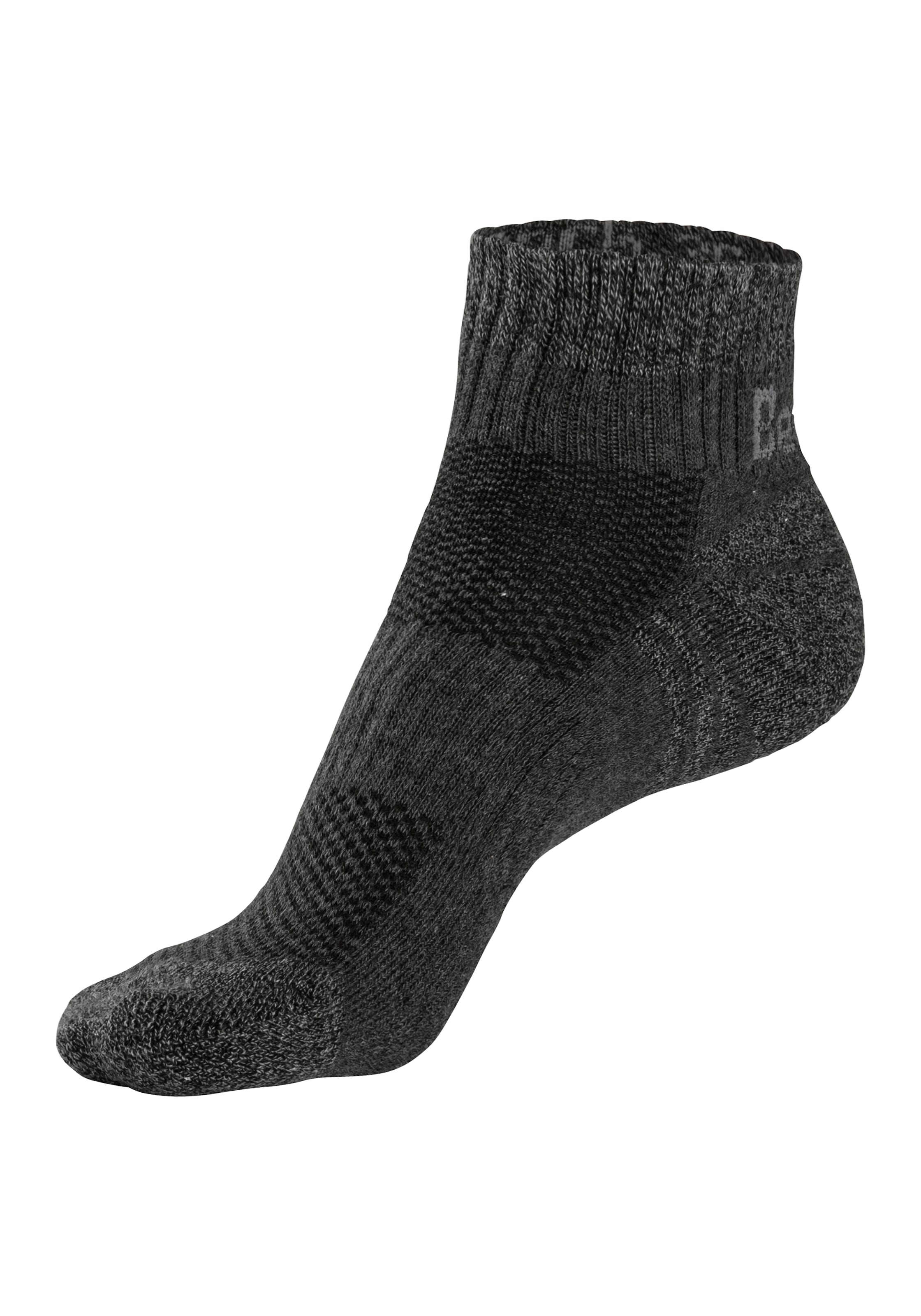 Bench. Kurzsocken, (Packung, 3 Paar), mit Mittelfußgummi und Pikee